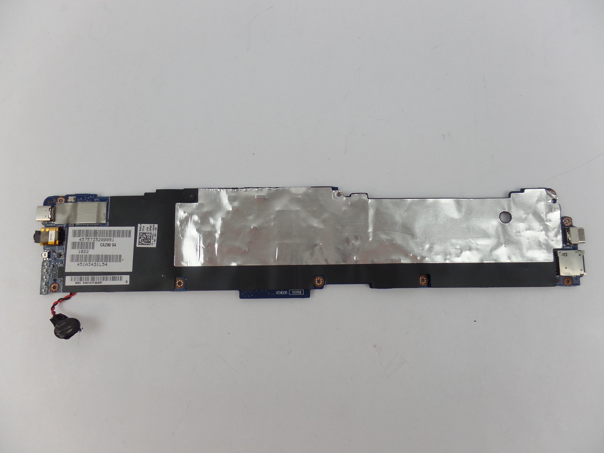 For Parts OEM Motherboard i7-7Y75 16GB RAM fits Dell XPS 9365 VP9G1