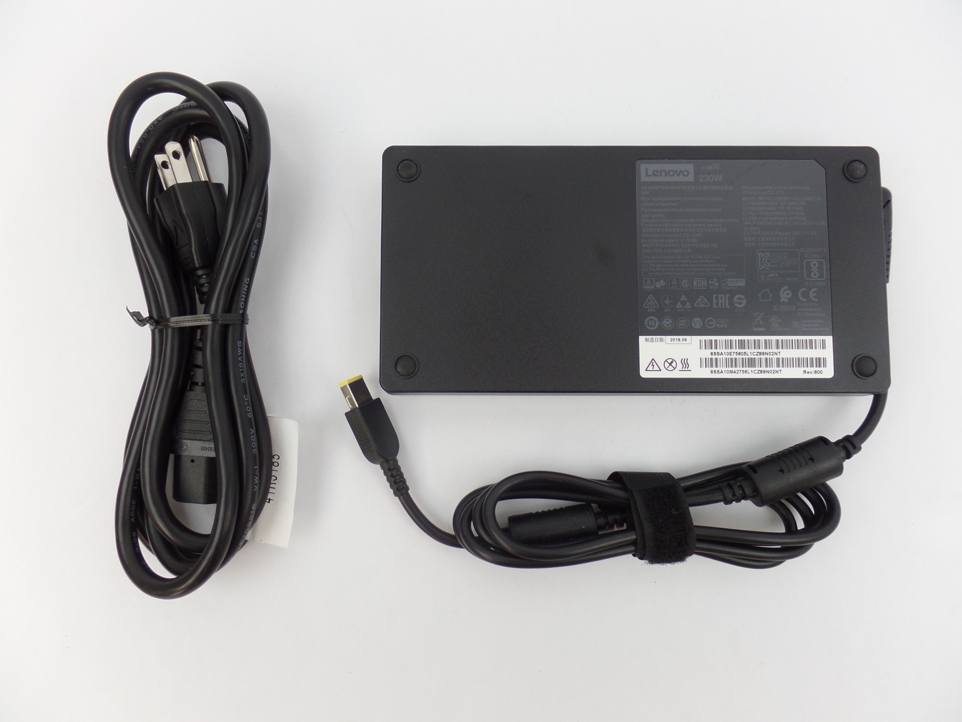 Lenovo ThinkPad 230W 20V 11.5A AC Power Adapter Slim Tip 4X20E75111