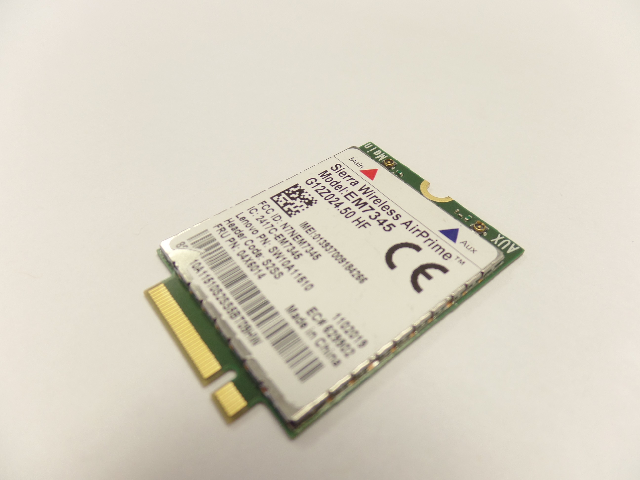 Sierra Wireless AirPrime EM7345 Lenovo PN SW10A11510 FRU 04X6014 4G LTE