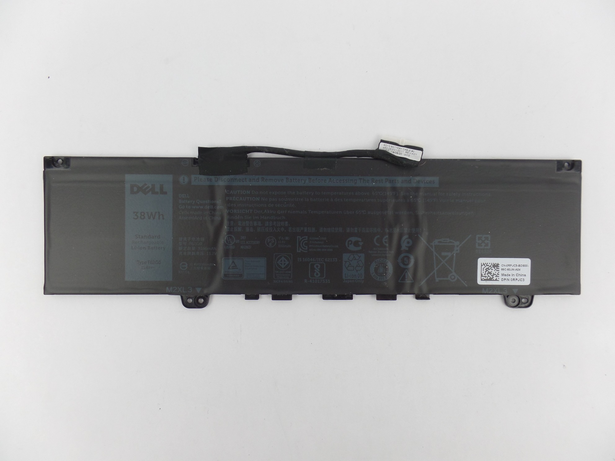OEM Genuine Battery RPJC3 39DY5 for Dell Inspiron 7386 