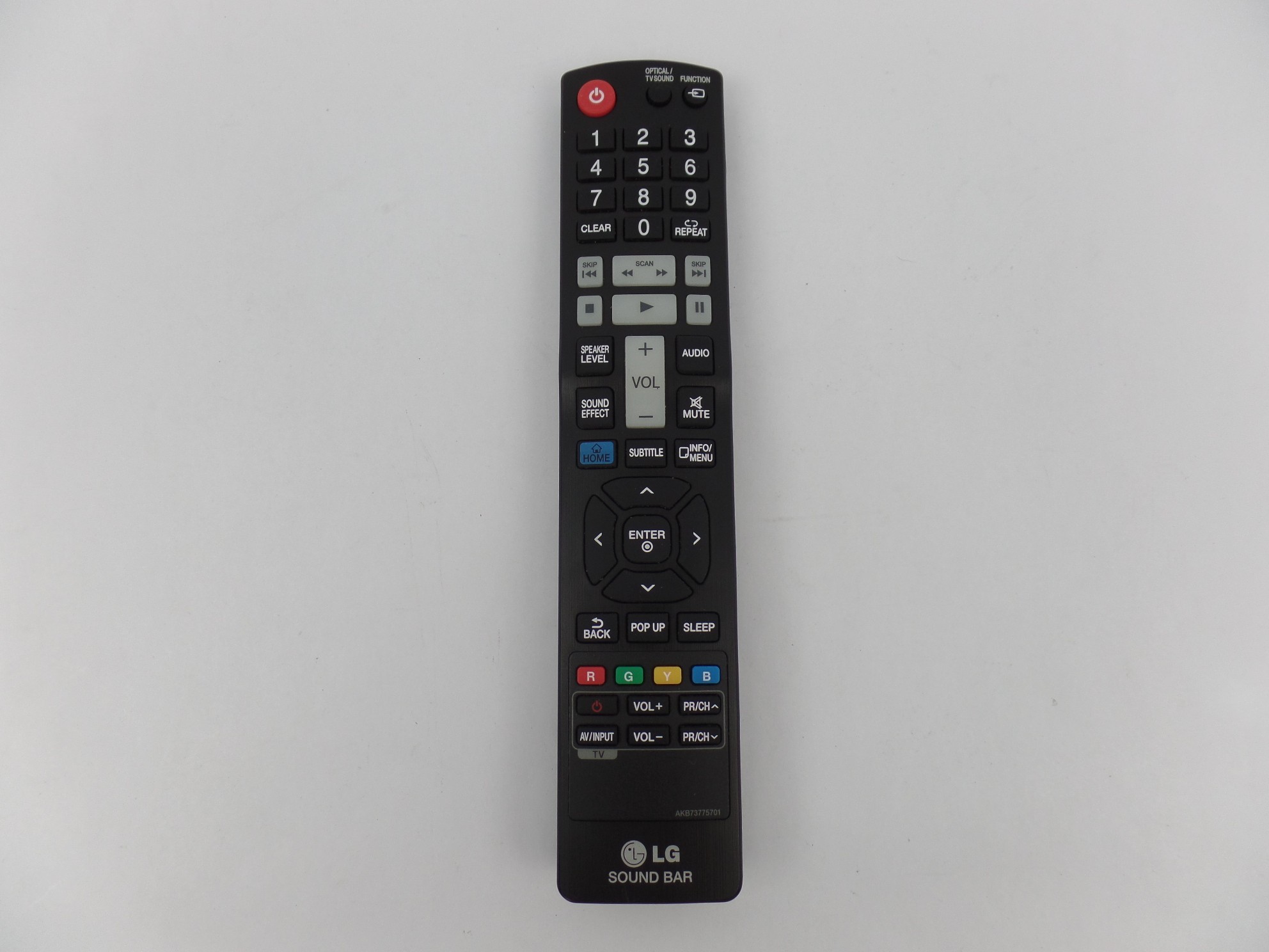 OEM Genuine LG AKB73775701 Remote Control for LG Sound Bar System