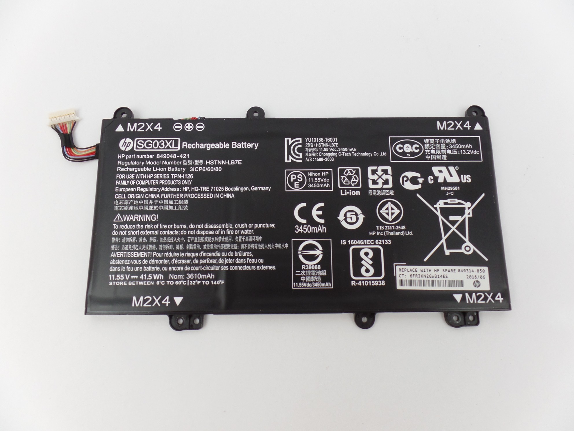 OEM Genuine Battery for HP Envy m7-u109dx W2K88UA SG03XL HSTNN-LB7E
