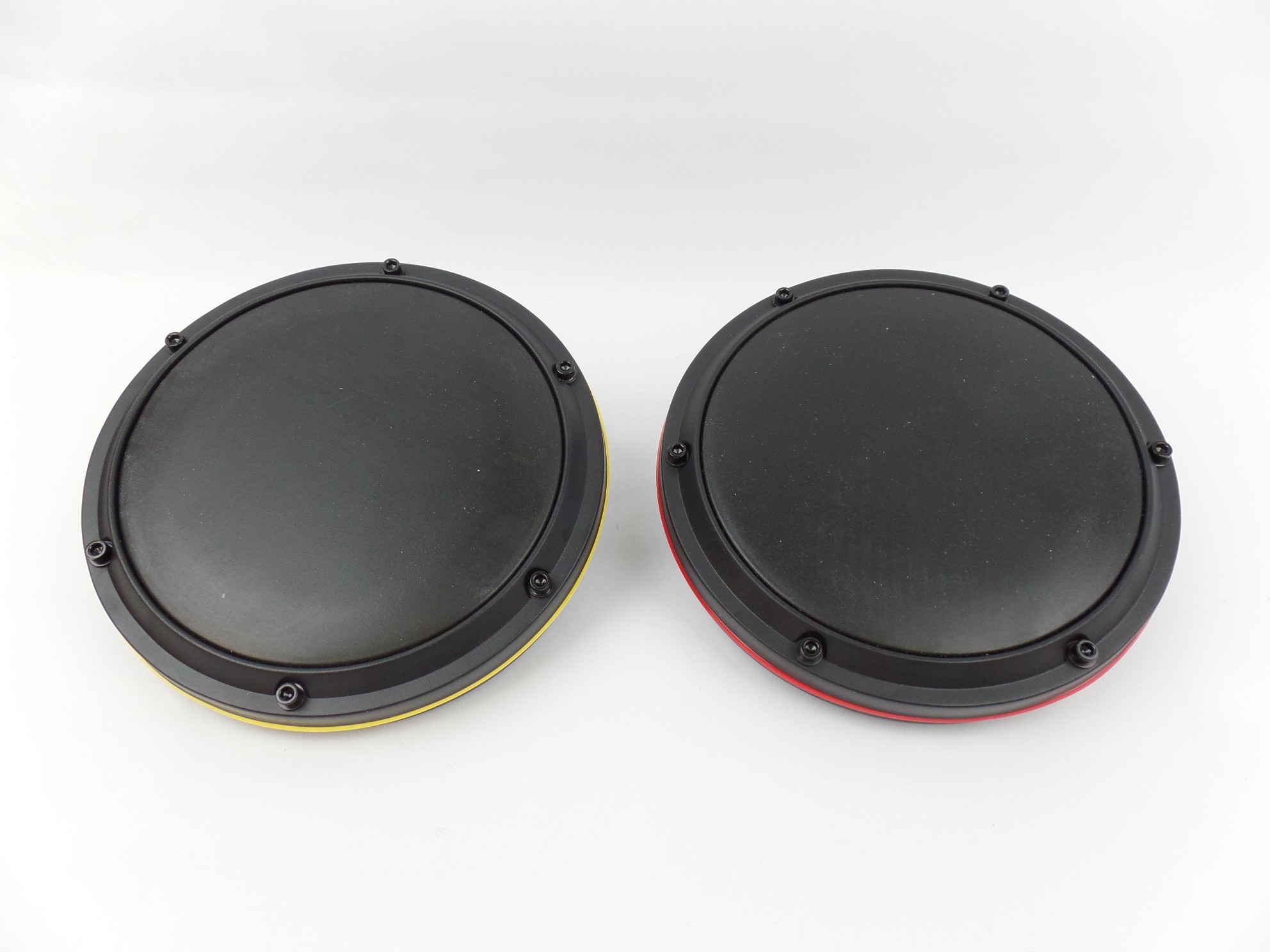Set of 2 Drum Pads Red Yellow for Ion Drum Rocker Rockband 2 