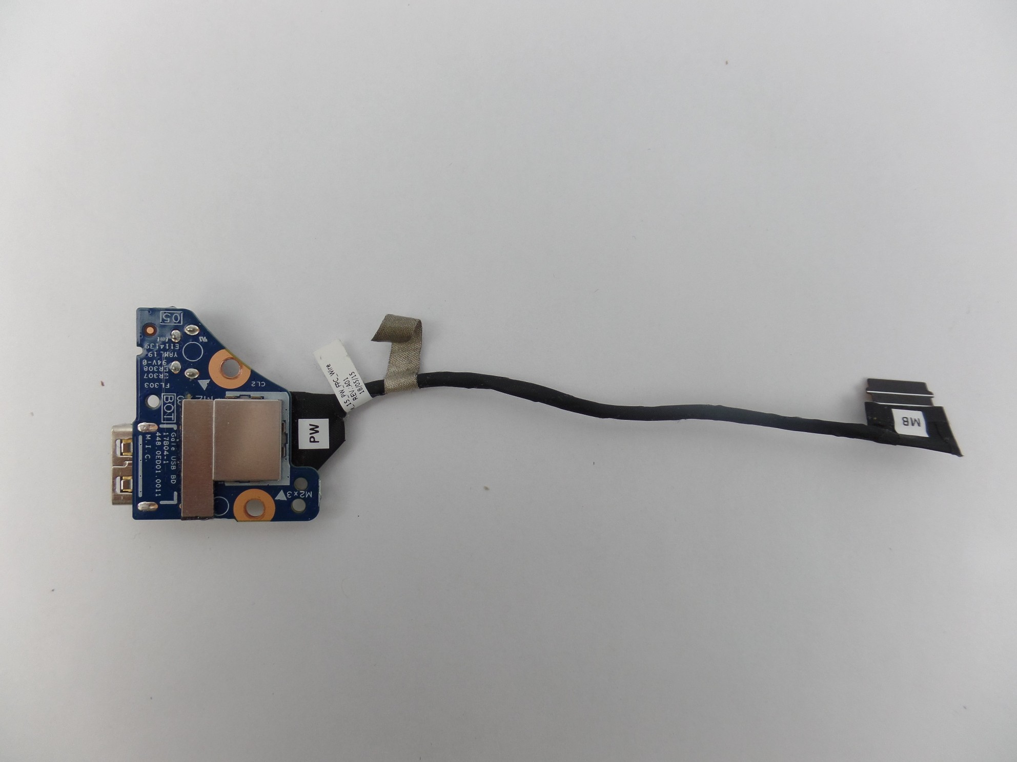 OEM USB Port Board w/ Cable for HP Envy x360 15m-CN0012dx 6VU70UA 448.0ED01.0011