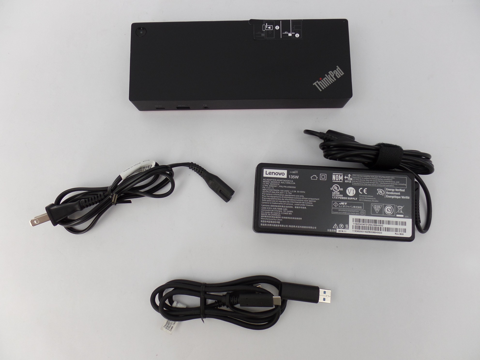 Lenovo ThinkPad Hybrid USB-C with USB-A Dock 40AF0135US Docking Station U