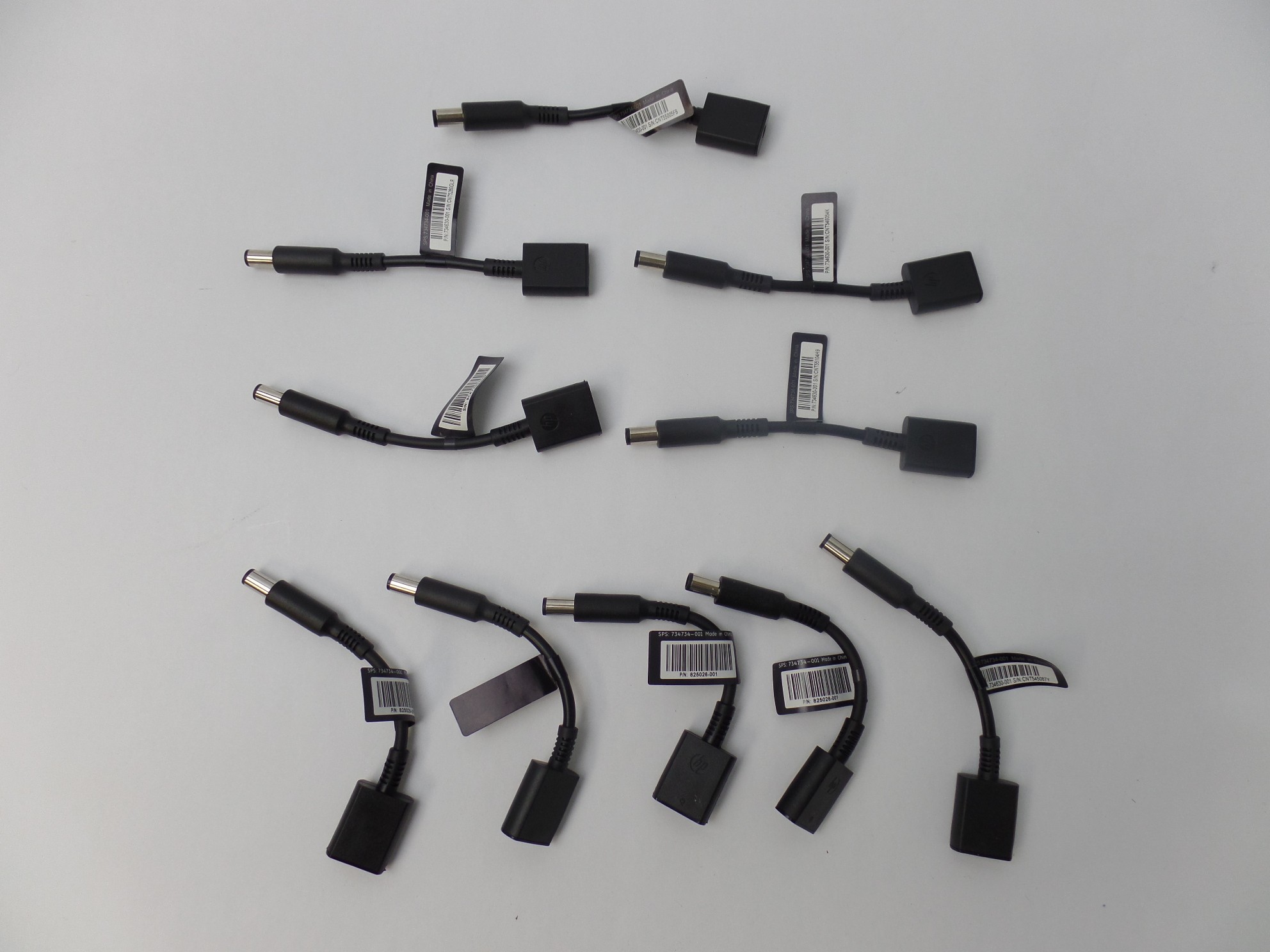 Lot of 10 OEM Original HP 4.5 to 7.4mm Smart Adapter Dongle Converter 734734-001