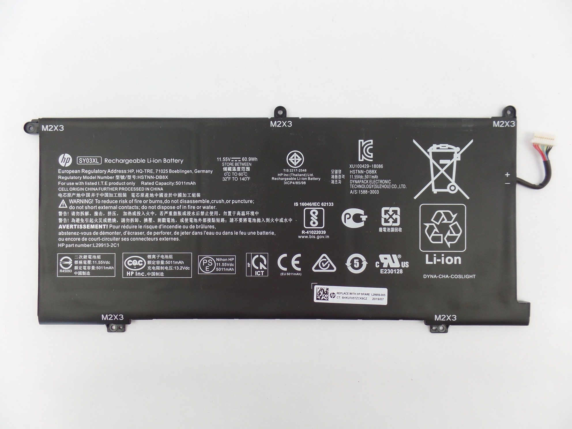 OEM Genuine Battery L29959-005 for HP Chromebook 14-DA0011DX 4XU18UA