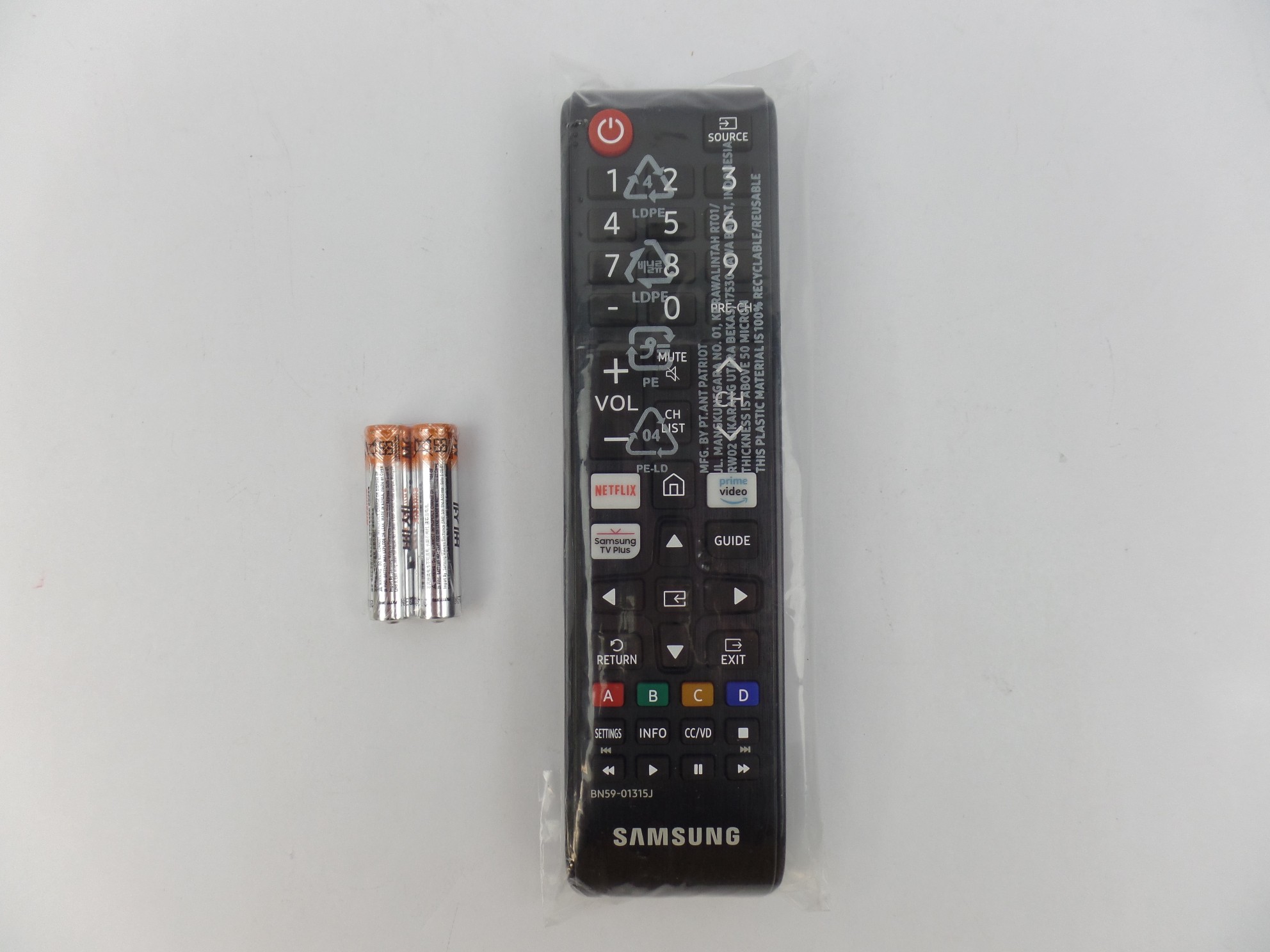OEM Genuine Samsung BN59-01315J Remote Control for Samsung TV UN43TU7000FXZA 