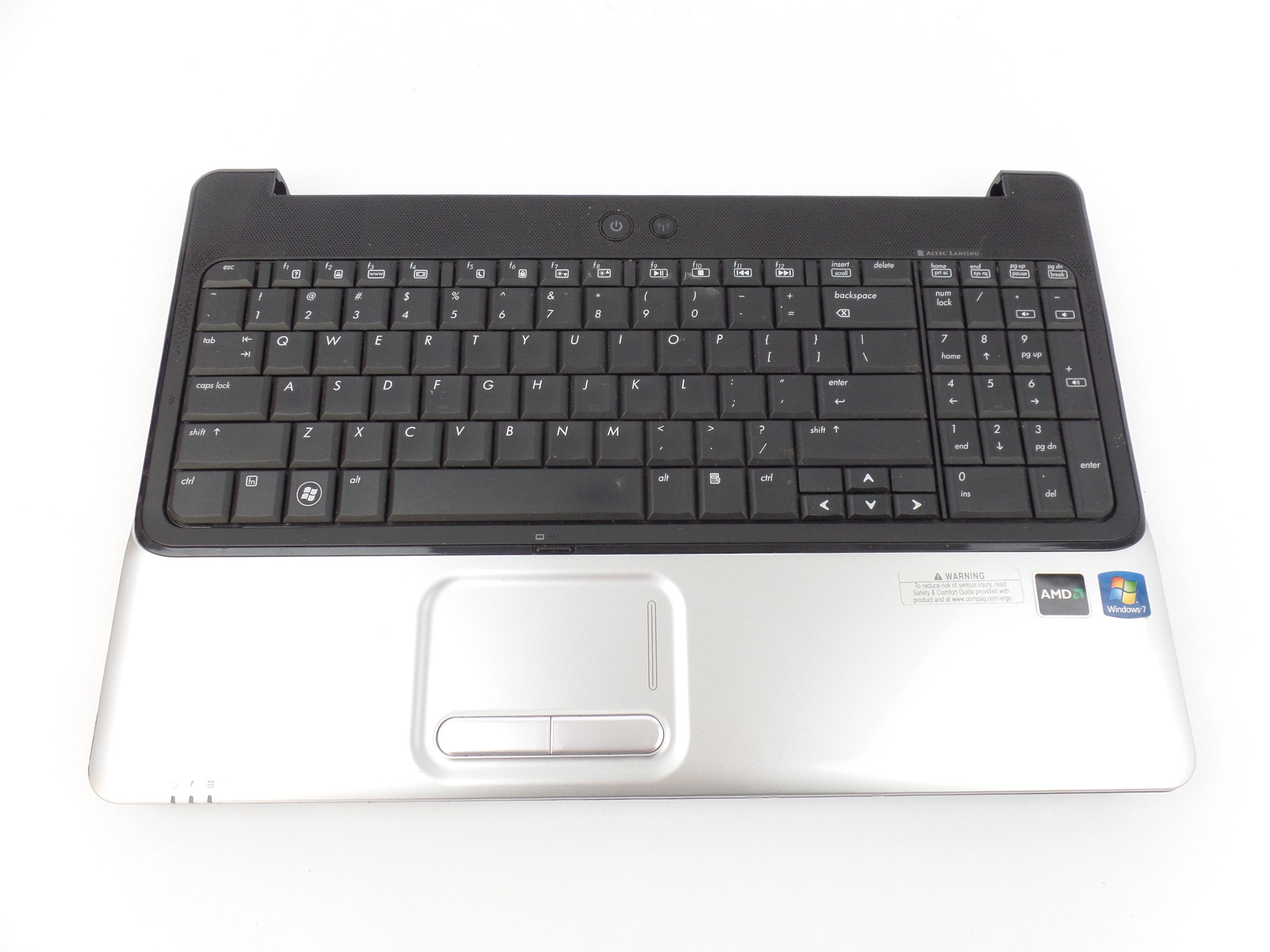 OEM Palmrest + Keyboard + Bottom Cover for HP Compaq Presario CQ61 WA980UA