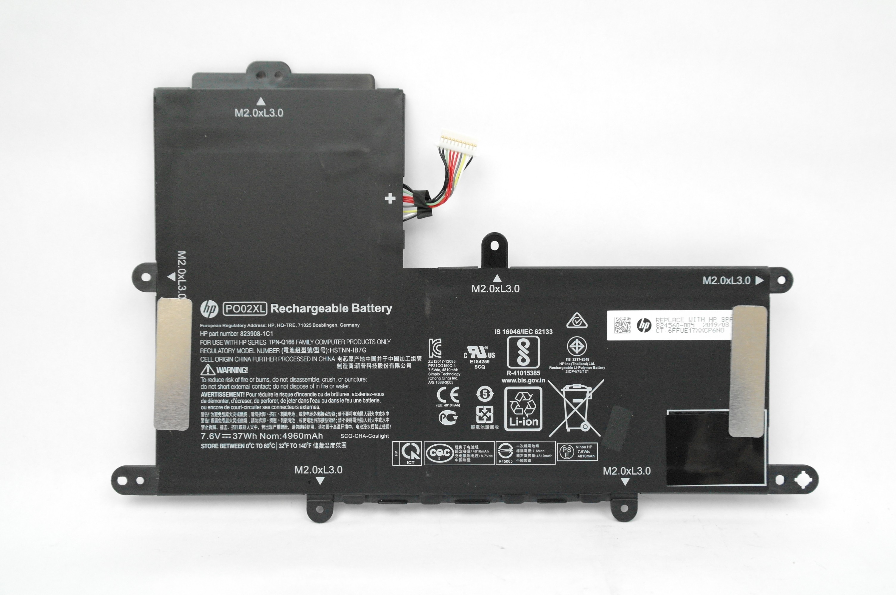 OEM Genuine Battery 823908-1C1 for HP Pavilion x360 11m-AP0013DX PO02XL