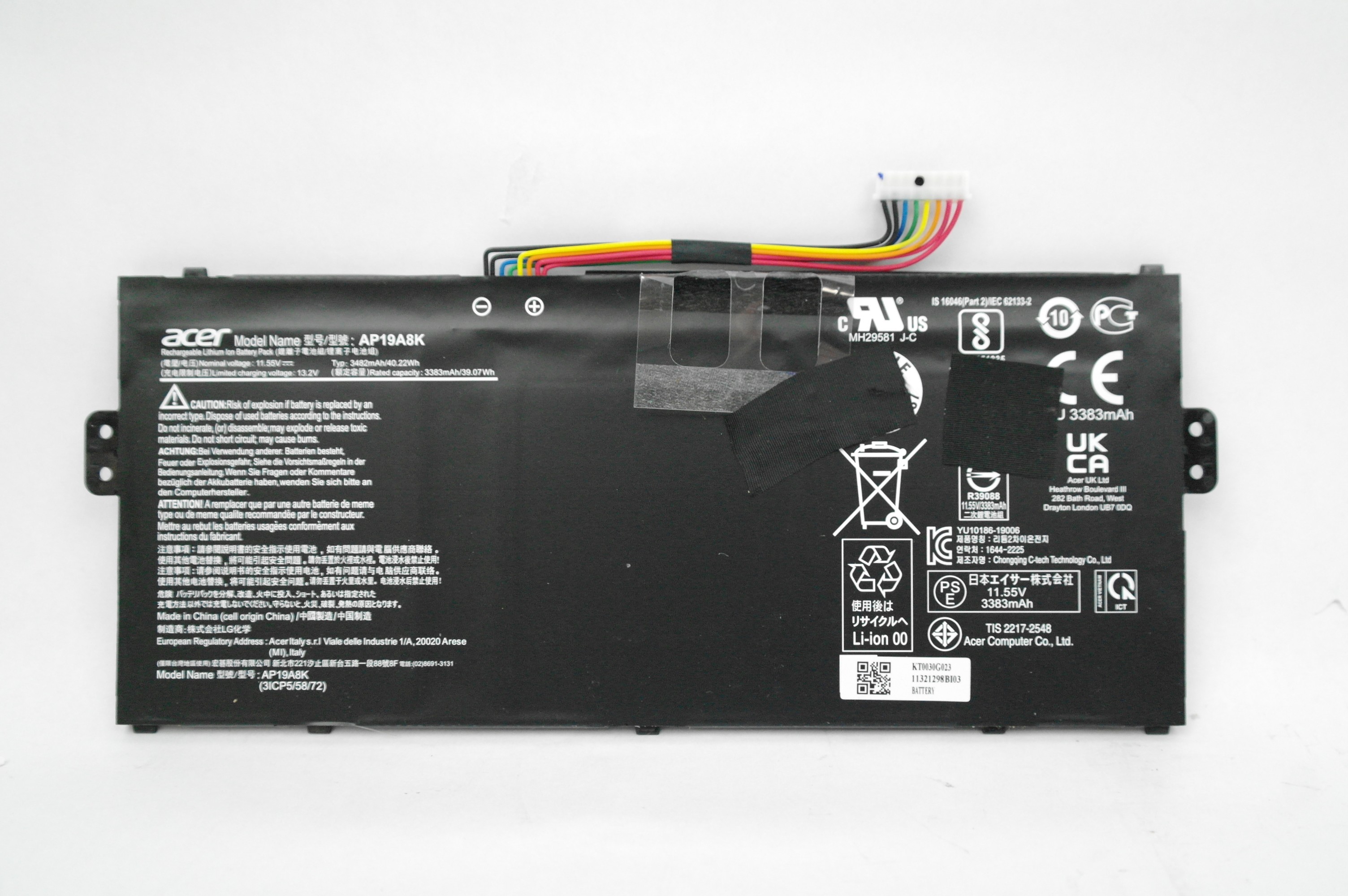 OEM Genuine Battery AP19A8K for Acer Chromebook CP311-2H-C679