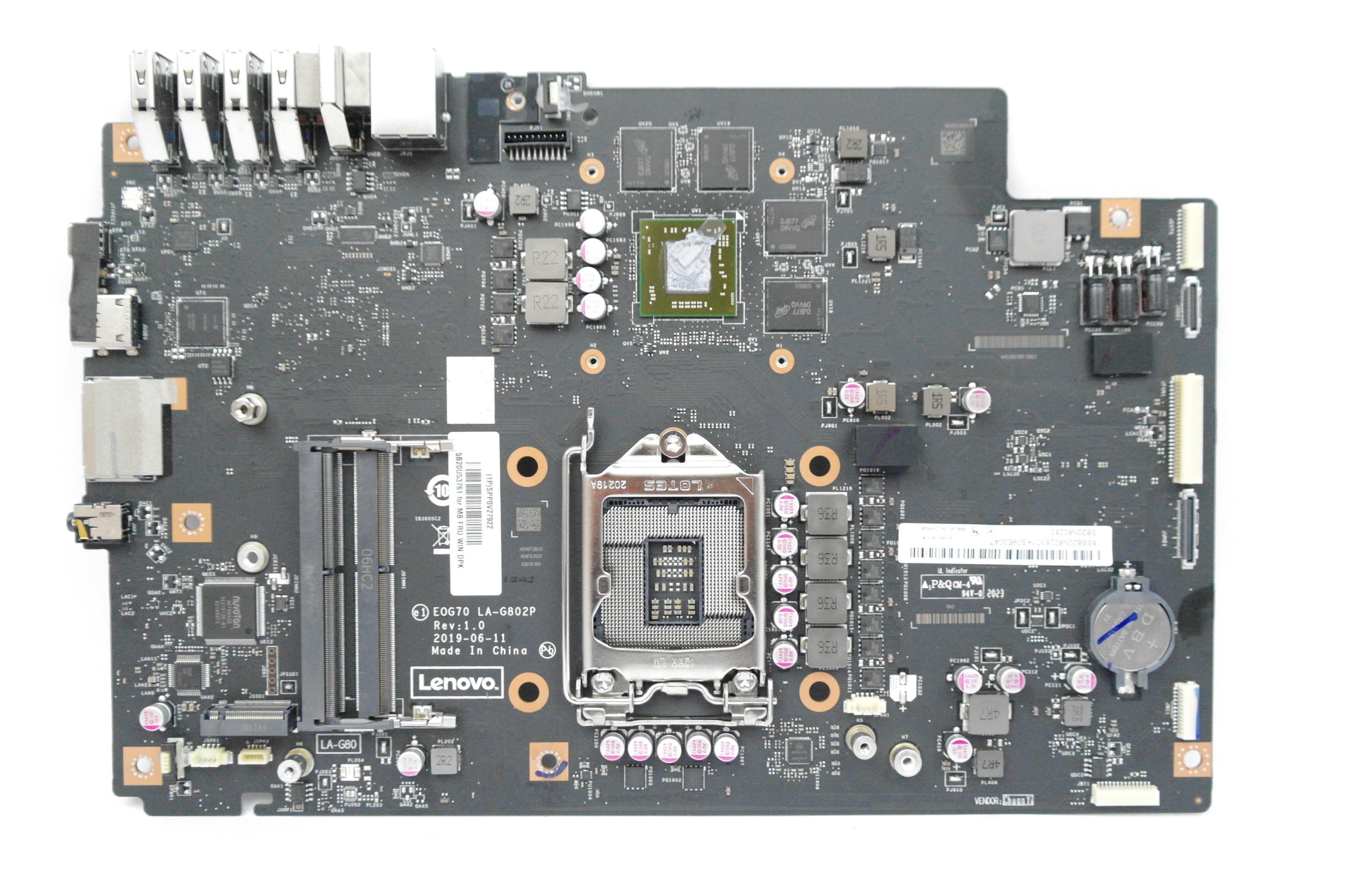 Motherboard 5B20U53761 EOG70 LA-G802P for Lenovo Yoga A940 - has issue