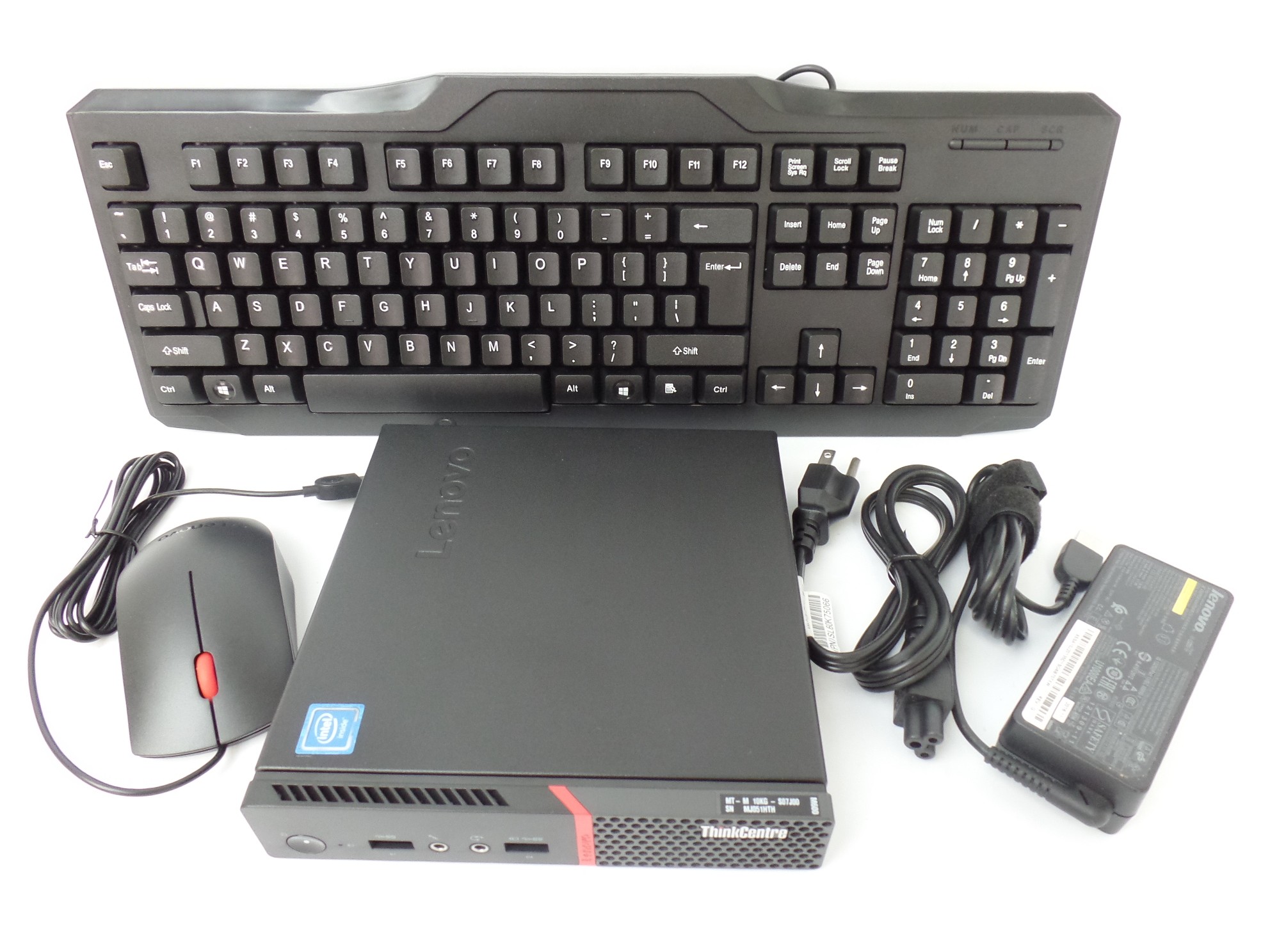 Lenovo ThinkCentre M600 Celeron N3010 4GB 128GB SSD W10H Tiny Desktop 10KGS07J00