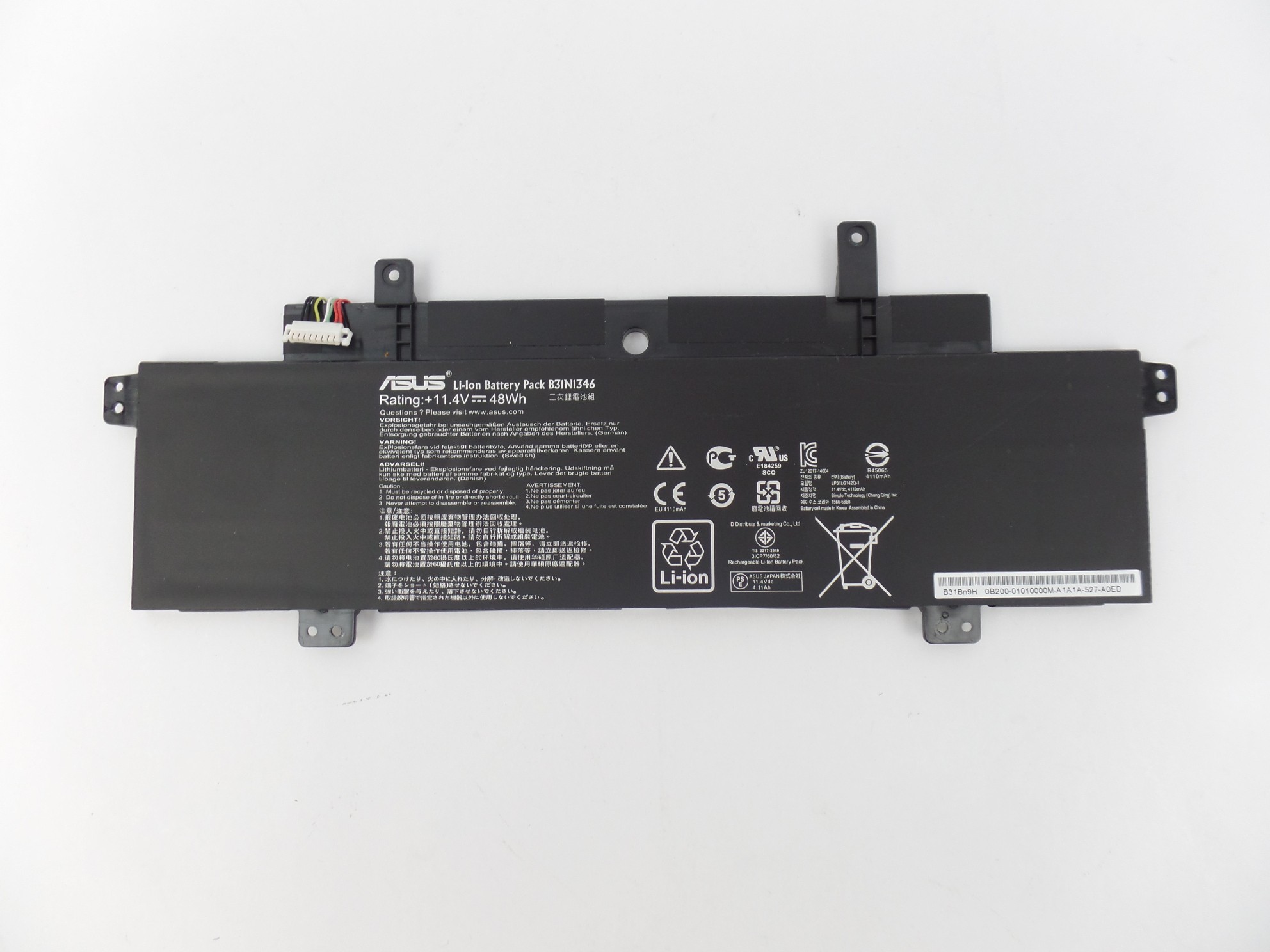 OEM Genuine Original Battery for Asus Chromebook C300MA C301SA B31N1346