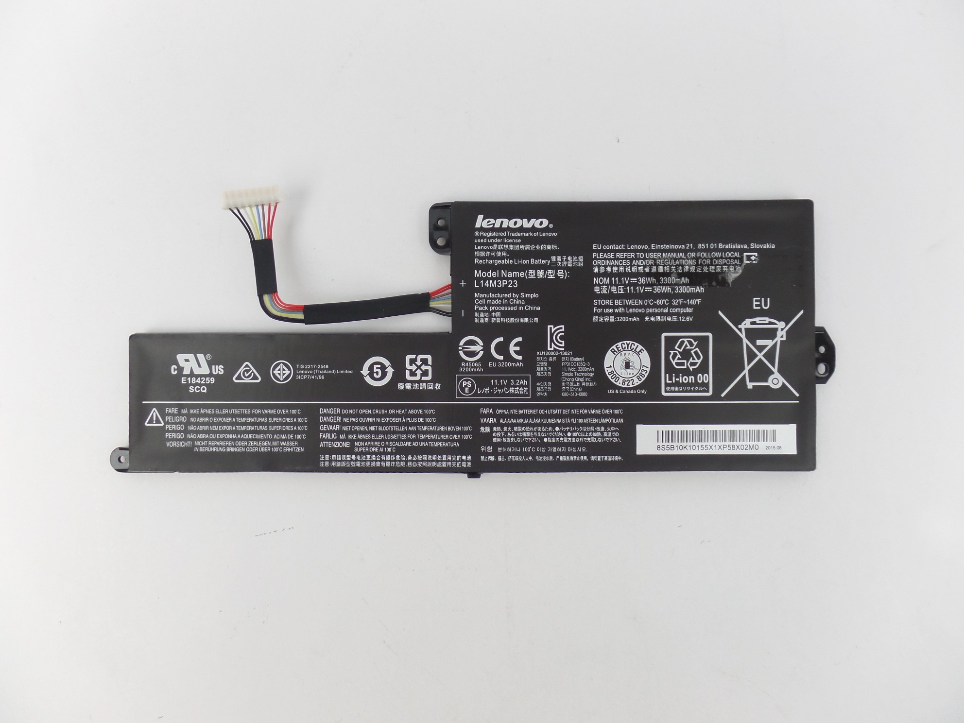 OEM Genuine Original Battery for Lenovo Chromebook N21 L14M3P23