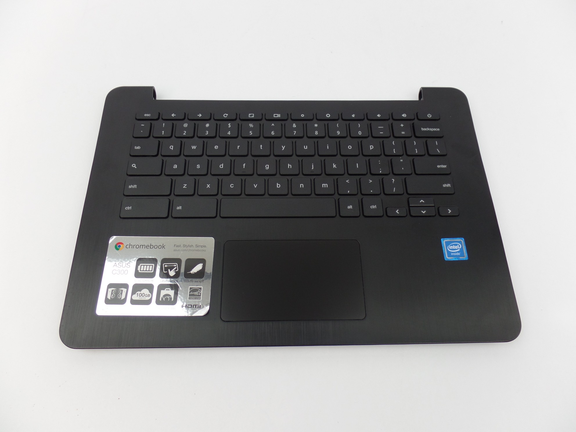 OEM Palmrest Keyboard Touchpad + Bottom Case for Asus Chromebook C300MA-DH02