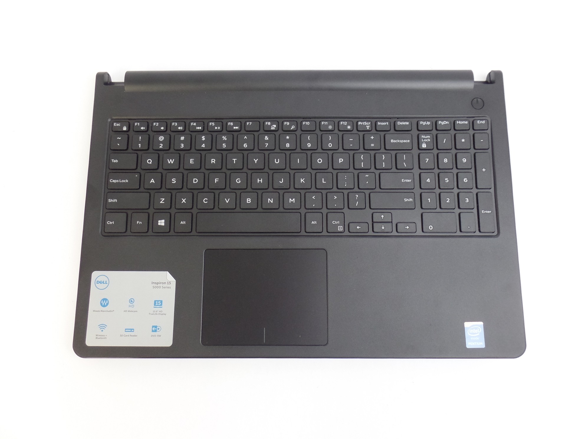OEM Palmrest Touchpad Keyboard + Bottom Cover for Dell Inspiron 15 5551