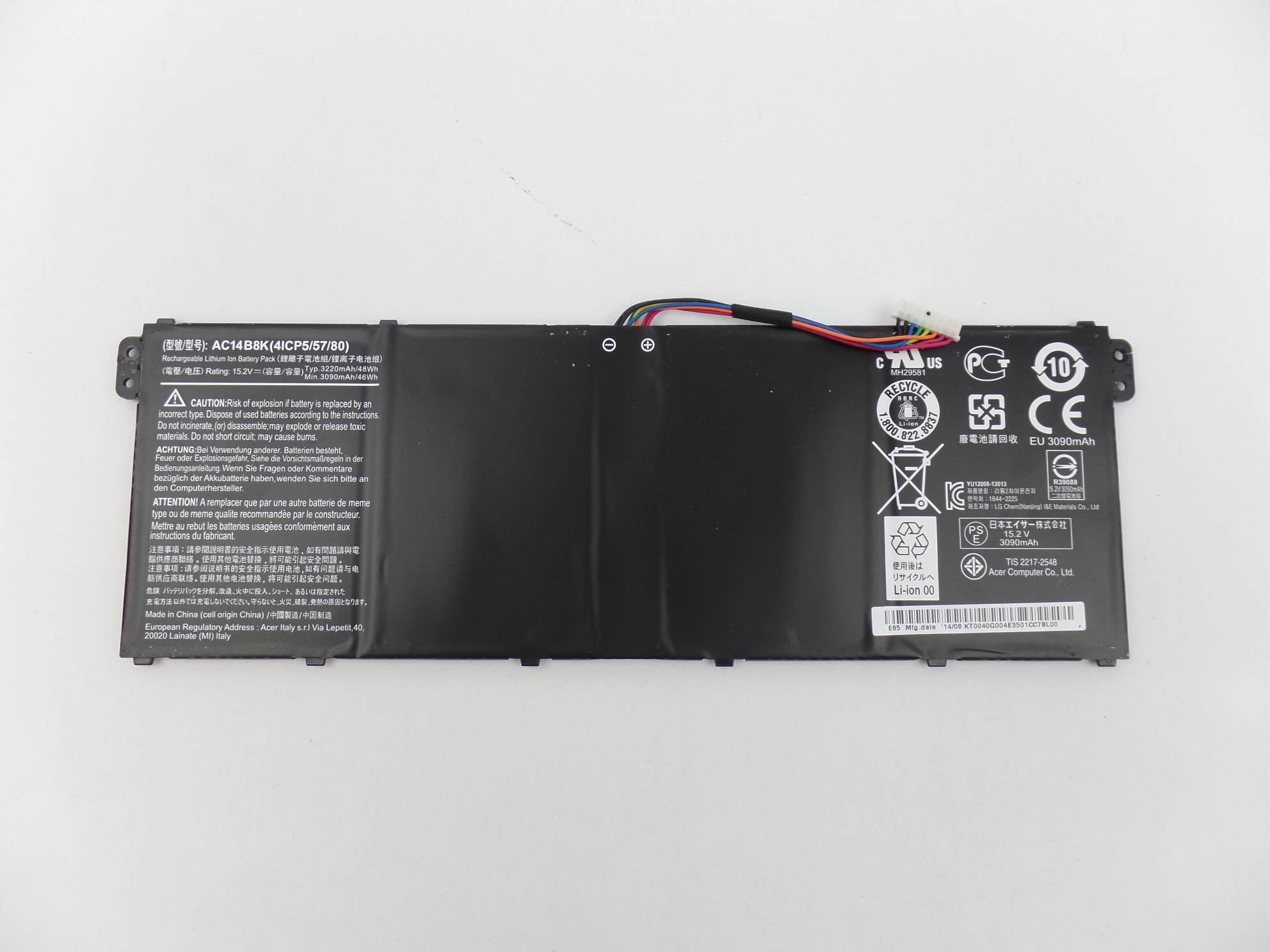 OEM Genuine Original Battery for Acer Aspire E3-111 AC14B8K