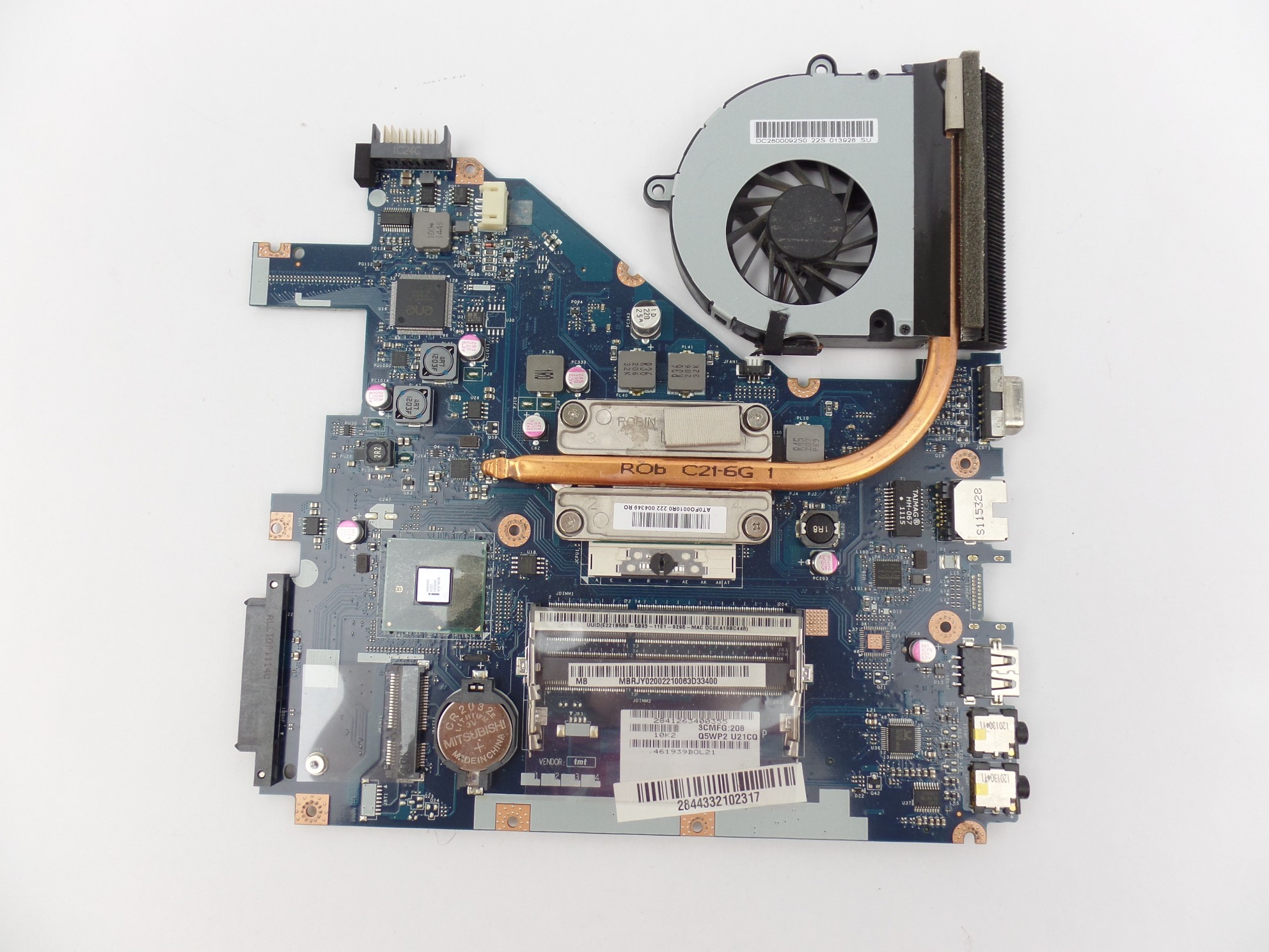 OEM Motherboard Pentium P6200 2.13GHz for Acer Aspire 5733Z-4816 