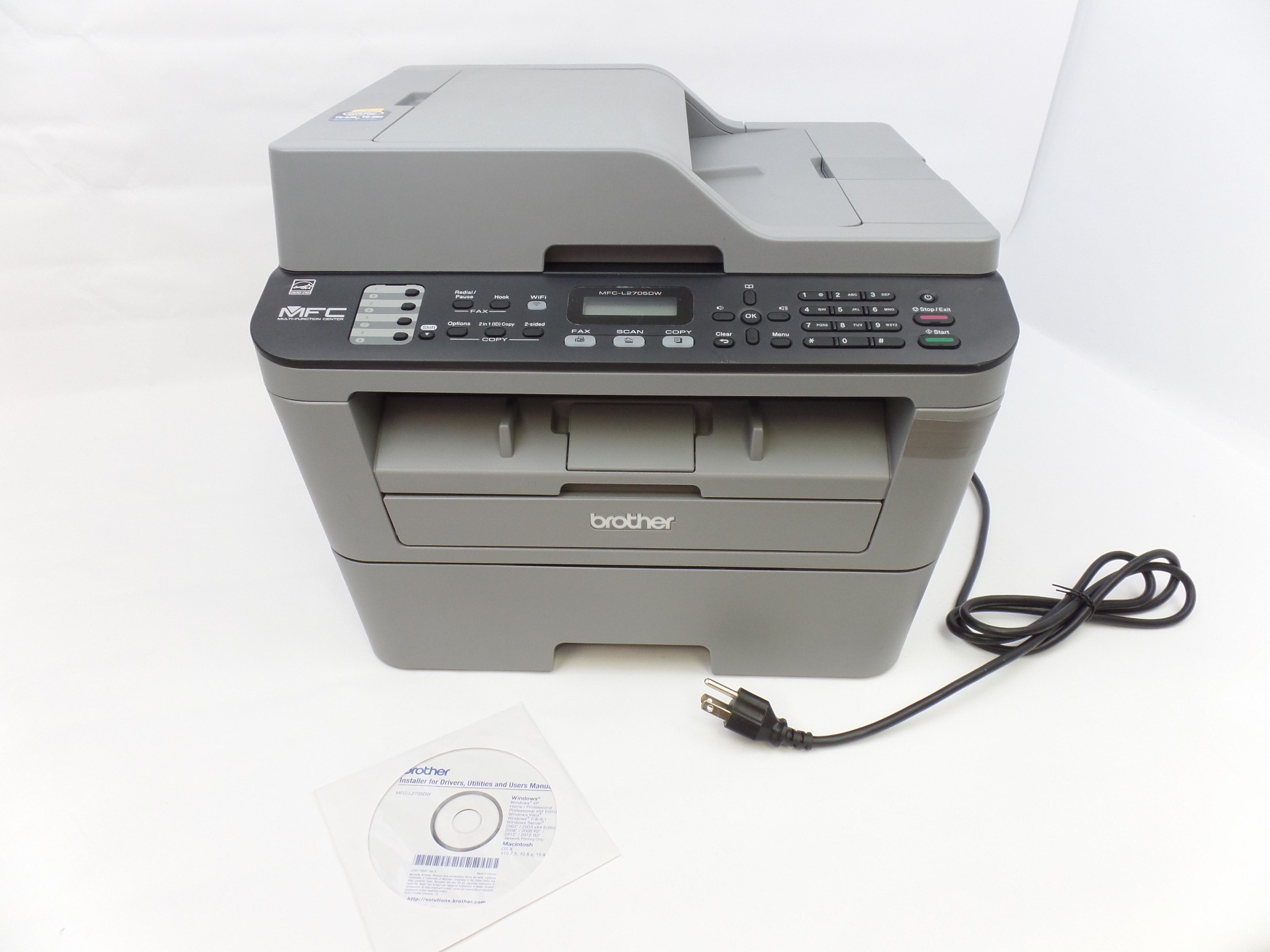 READ: scanner doesn't work, Brother MFC-L2705DW Laser Printer Wireless