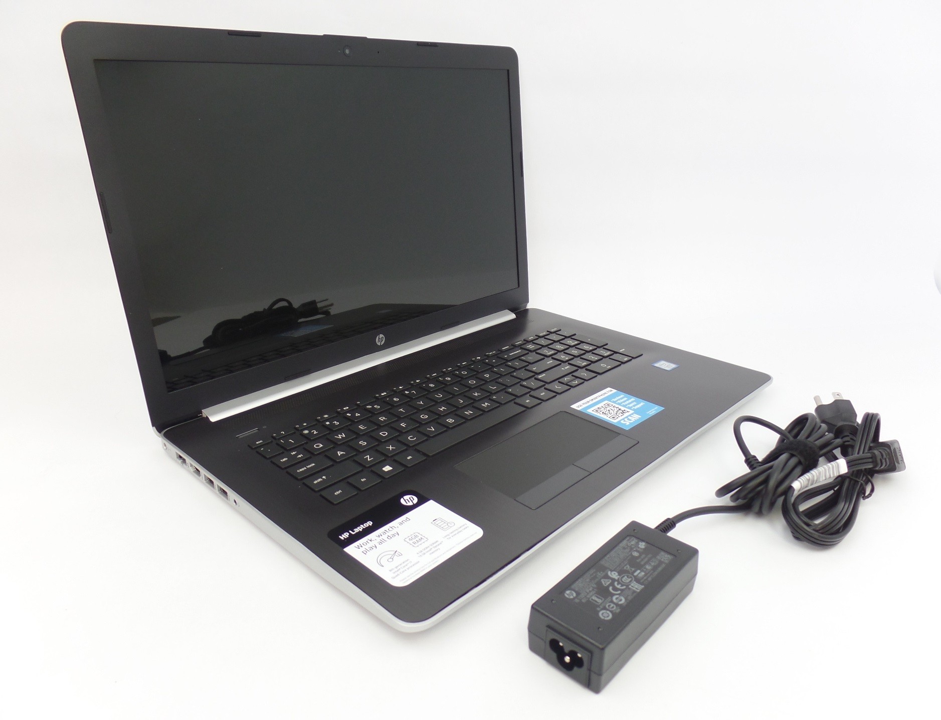 HP 17-by0068cl 17.3" HD+ i7-8550U 1.8GHz 4GB +16GB Optane 2TB HDD W10H Laptop U1