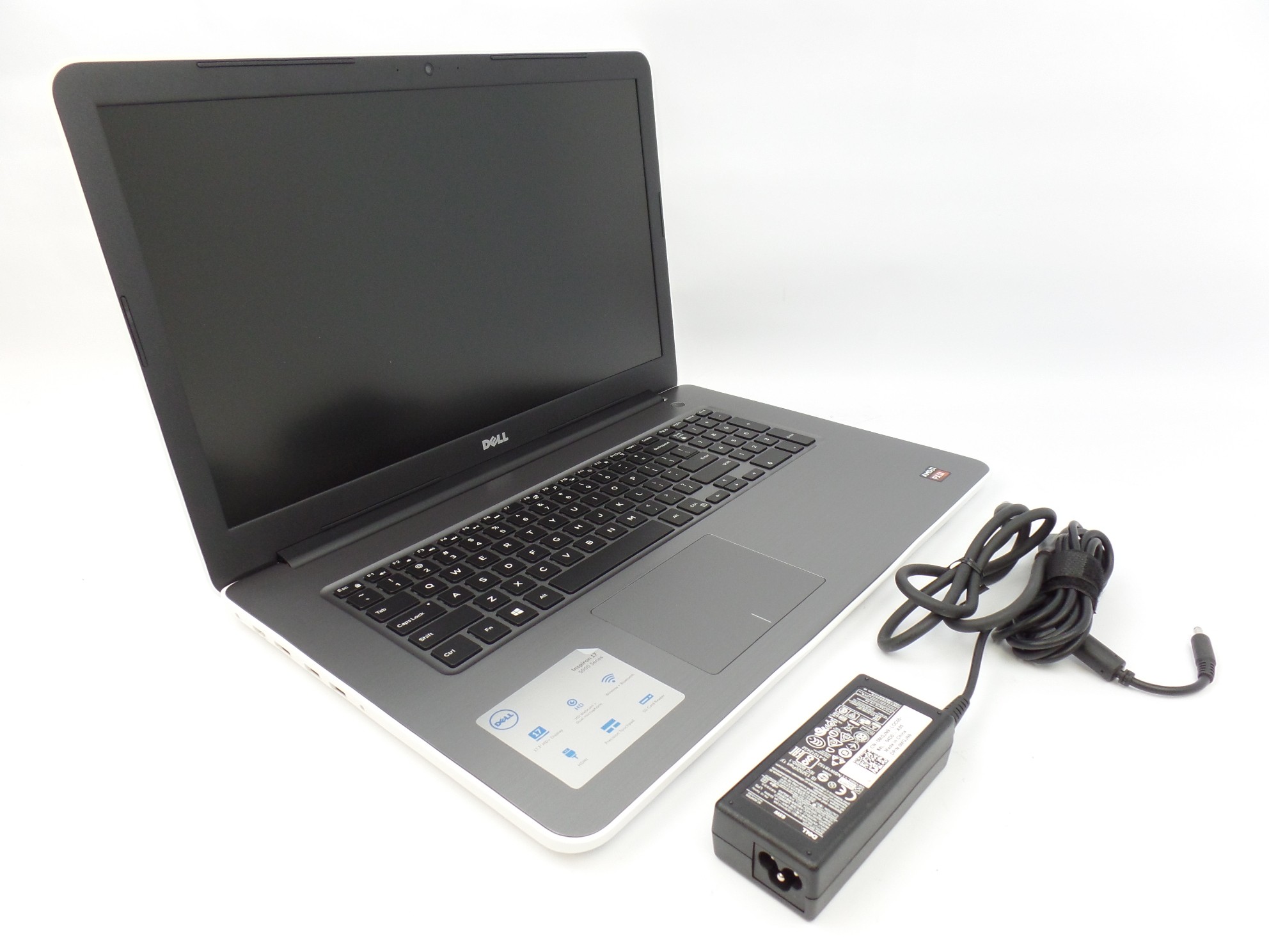 Dell Inspiron 17 5765 17.3" HD+ AMD FX-9800P 8GB 1TB R7 W10H White Laptop SD
