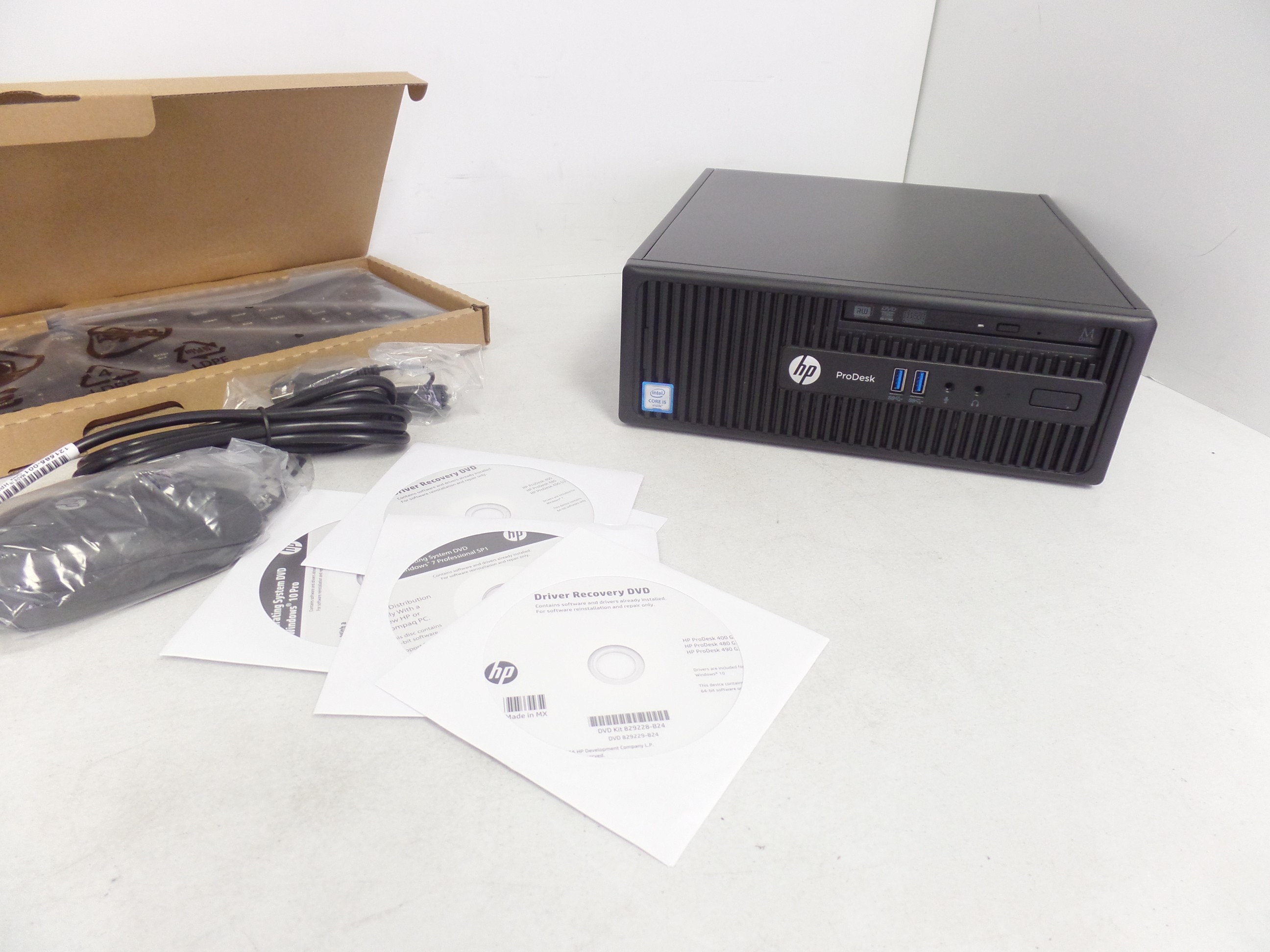 Hp Prodesk 400 G3 Sff Desktop Pc Core I5 6500 8gb 1tb Hdd W7p P5v81ut S