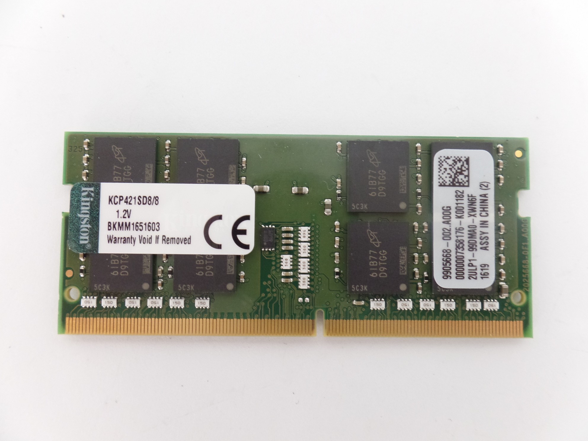 Kingston 8gb Pc4 2400t 2400mhz Sodimm Ram Laptop Memory 1 2v Ddr4 Low Voltage