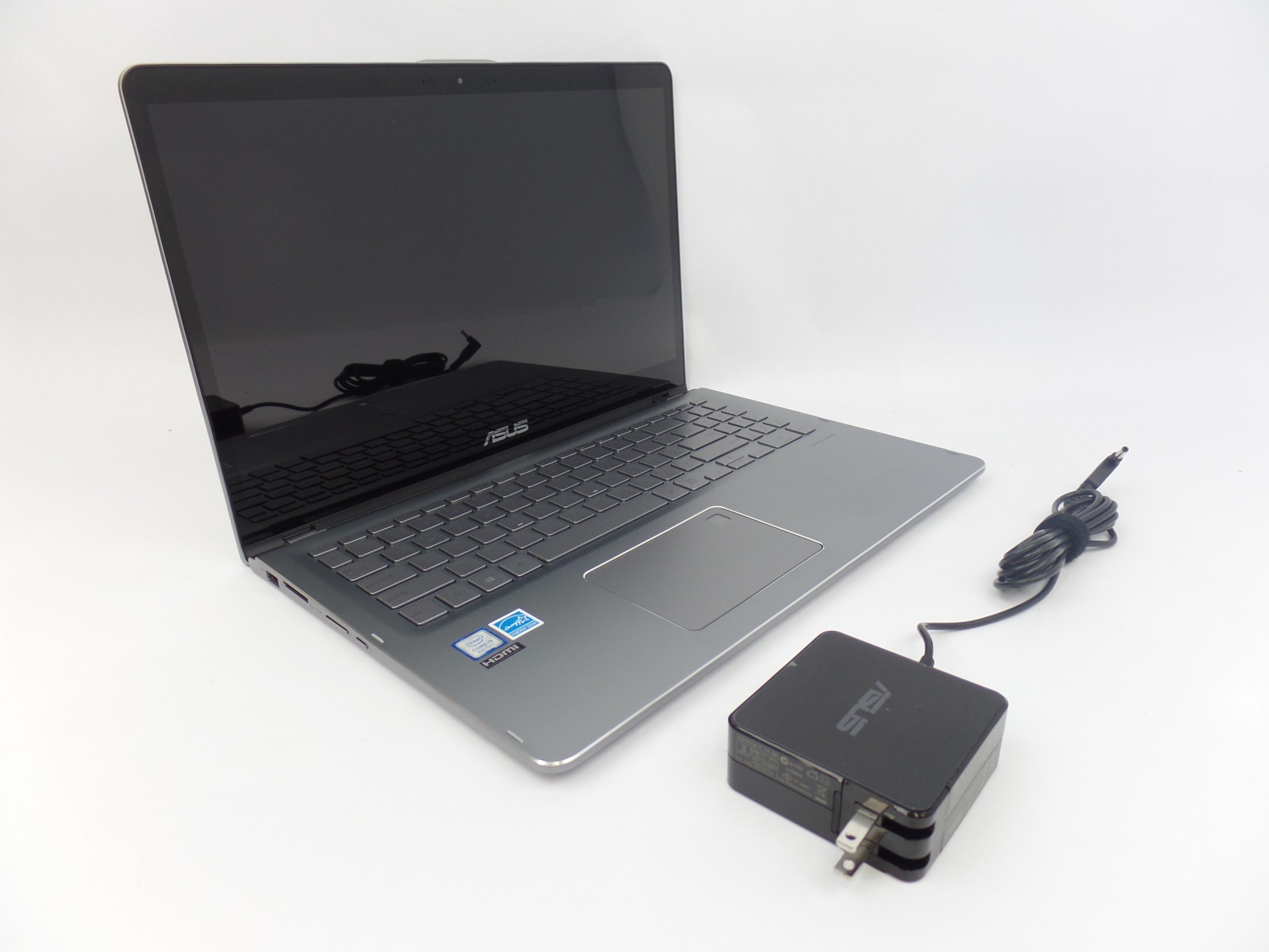 ASUS Q505UA 15.6" FHD Touch i5-8250U 1.6GHz 12GB 256GB SSD W10H 2in1 Laptop SD
