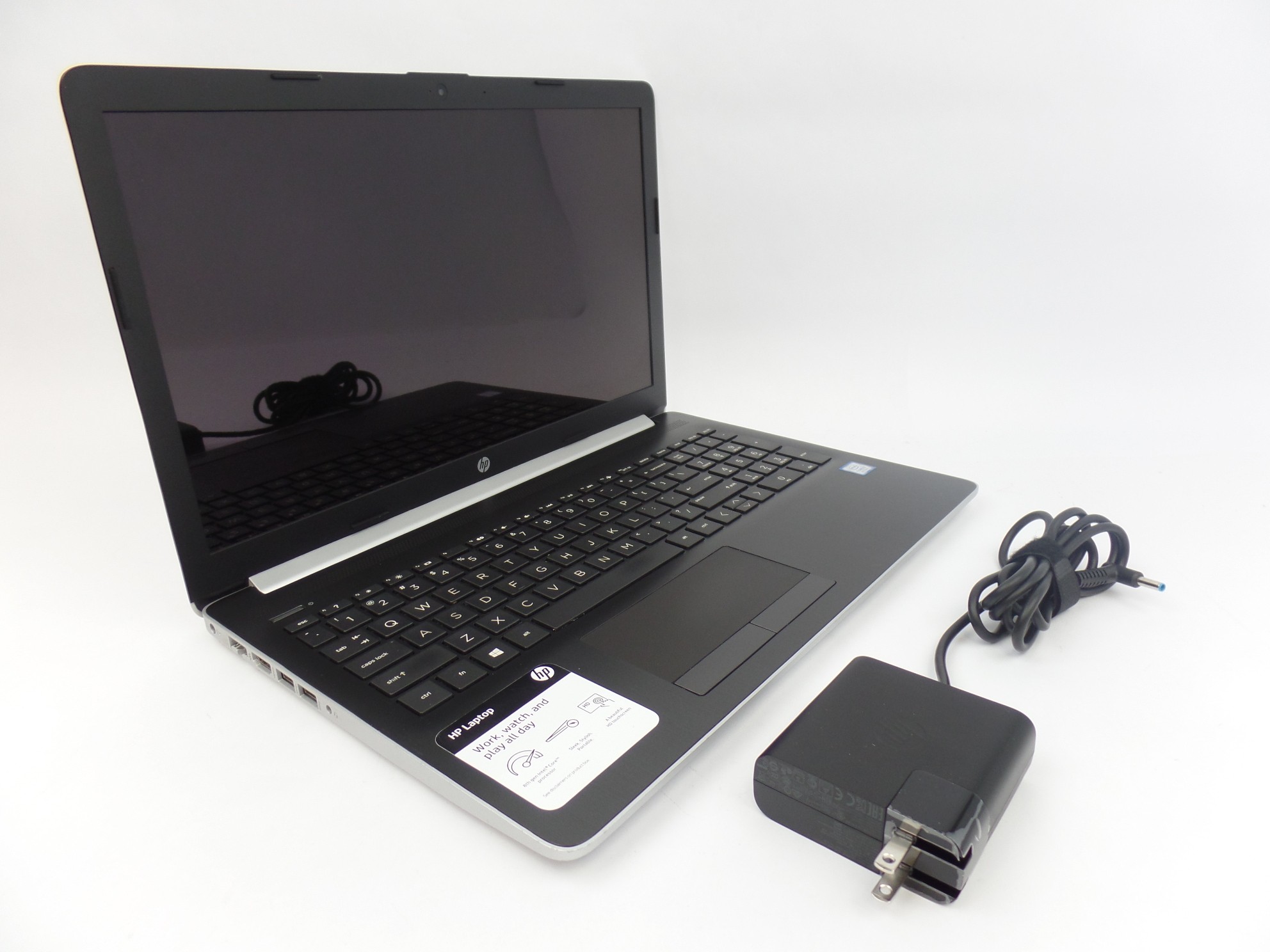HP 15-da0012dx 15.6" HD Touch i3-8130U 2.2GHz 8GB 128GB W10H Laptop 4BS32UA U