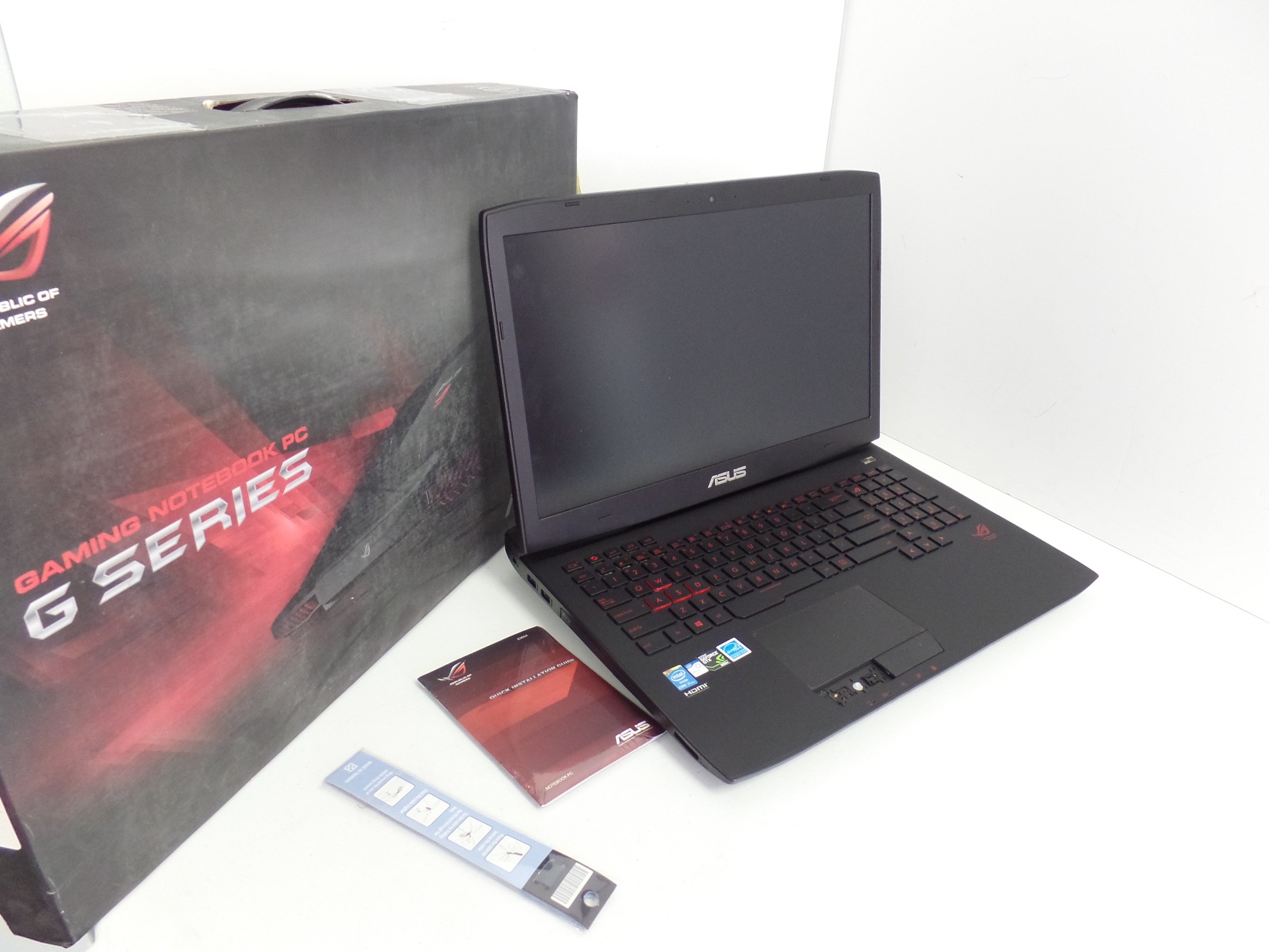 Asus Rog G751jy Dh72x 17 3 Gaming Laptop I7 4860hq 4gb 1tb Gtx 980m No Video