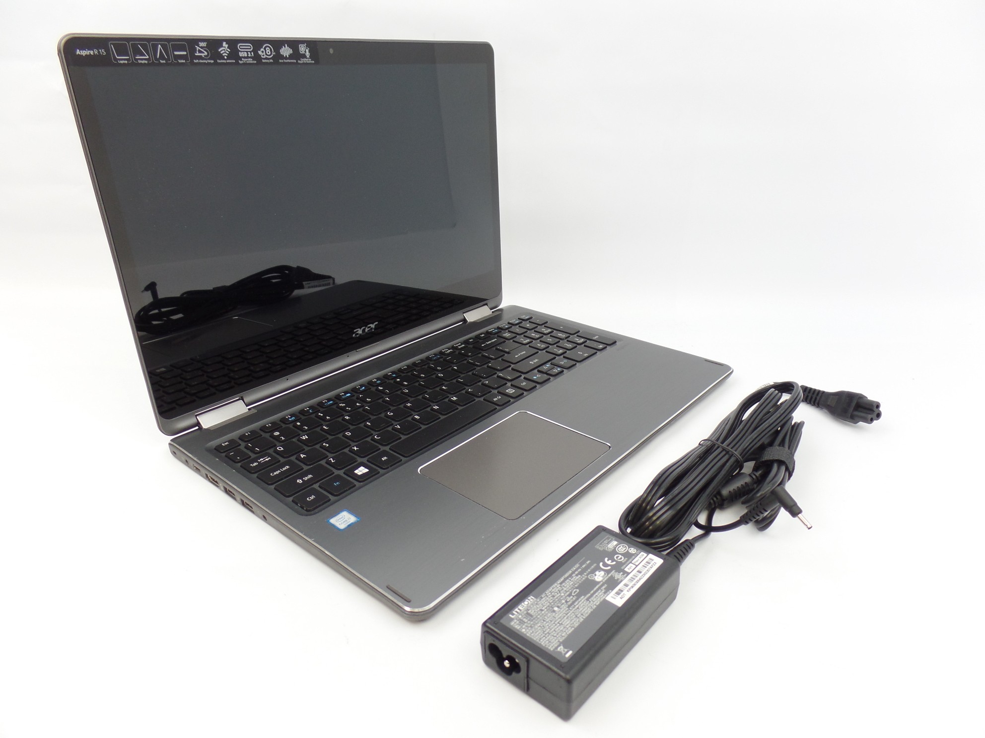 Acer Aspire R5-571TG-78G8 15.6" FHD Touch i7-7500U 12GB 1TB W10 2in1 Laptop U1