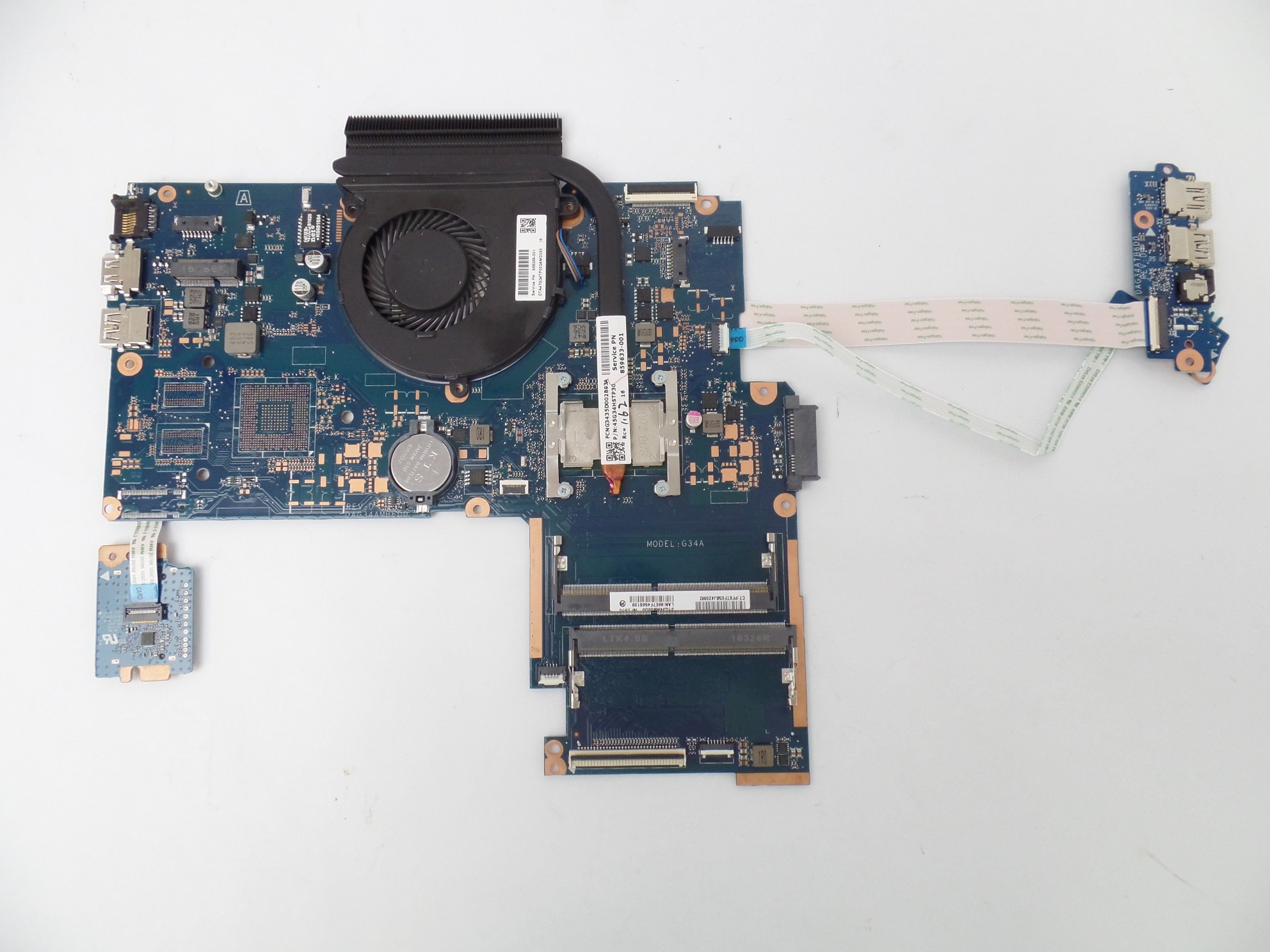 OEM Motherboard DAG34AMB6D0 i5 6200U for HP 15 au091nr X0S48UA