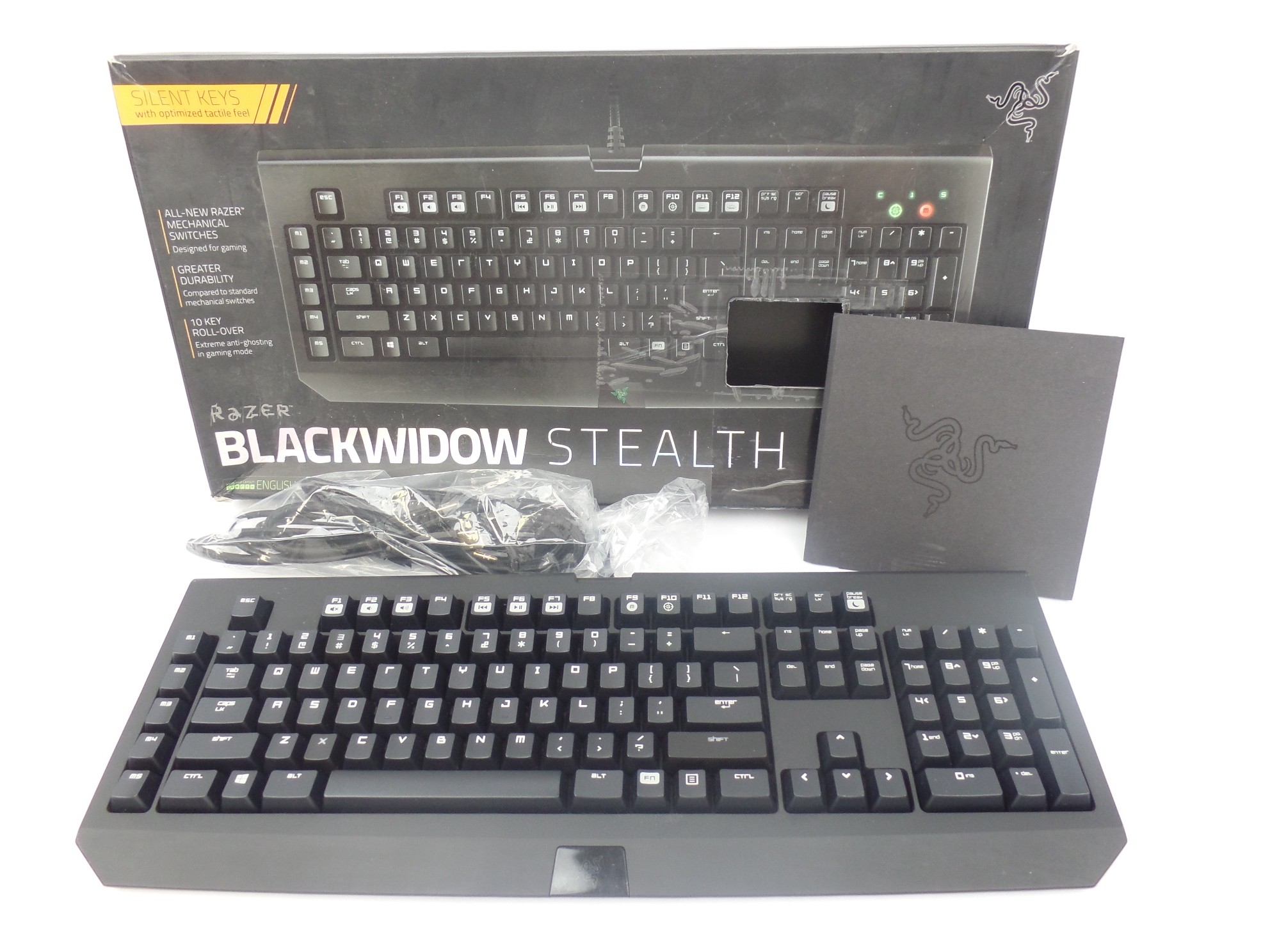 Razer Blackwidow Stealth Edition English USB Gaming Keyboard RZ03-00393600-R3M1