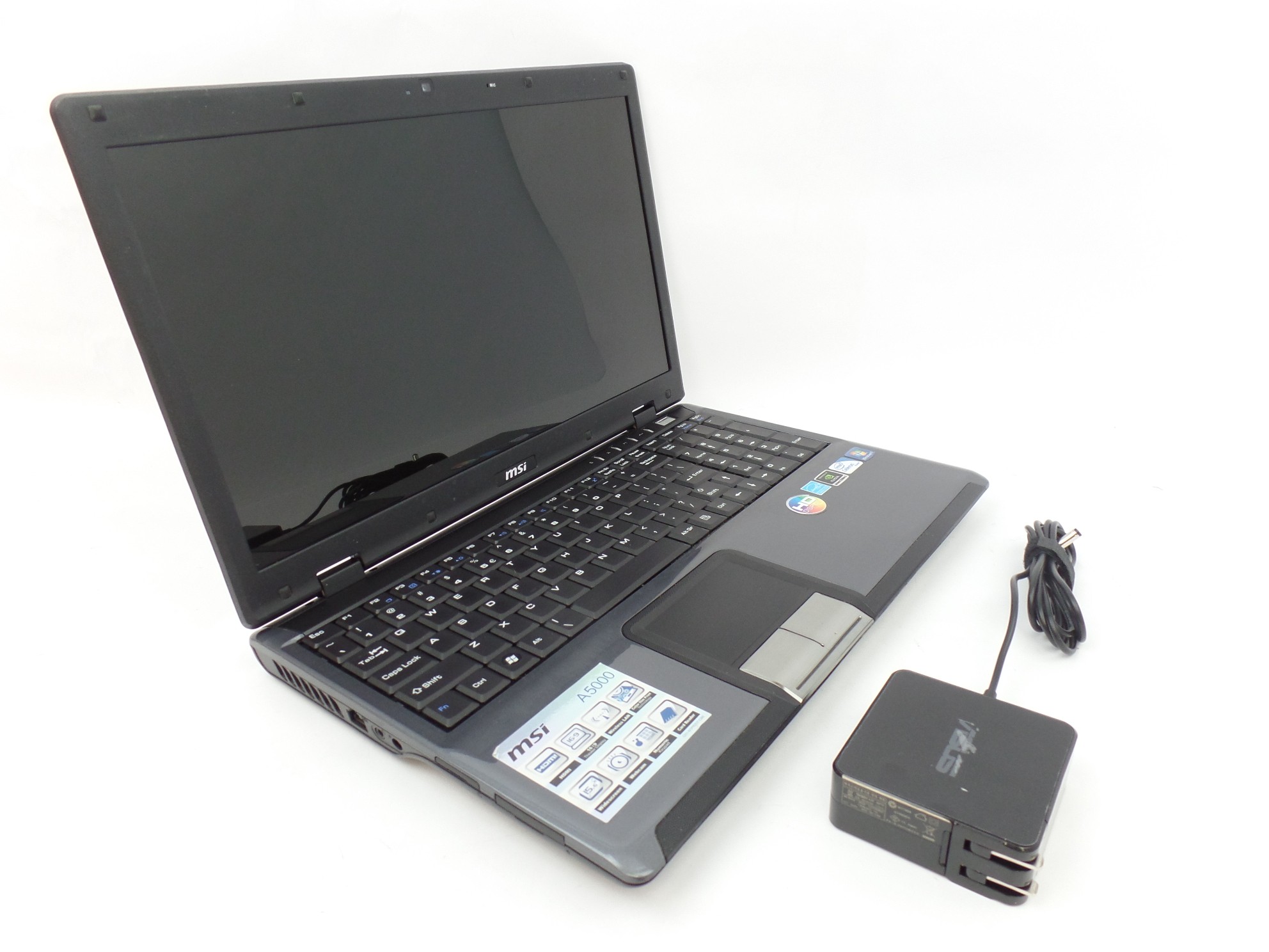 MSI A5000-025US 15.6" HD Celeron T3000 1.8GHz 3GB 250GB GeForce 8200MG Laptop W7