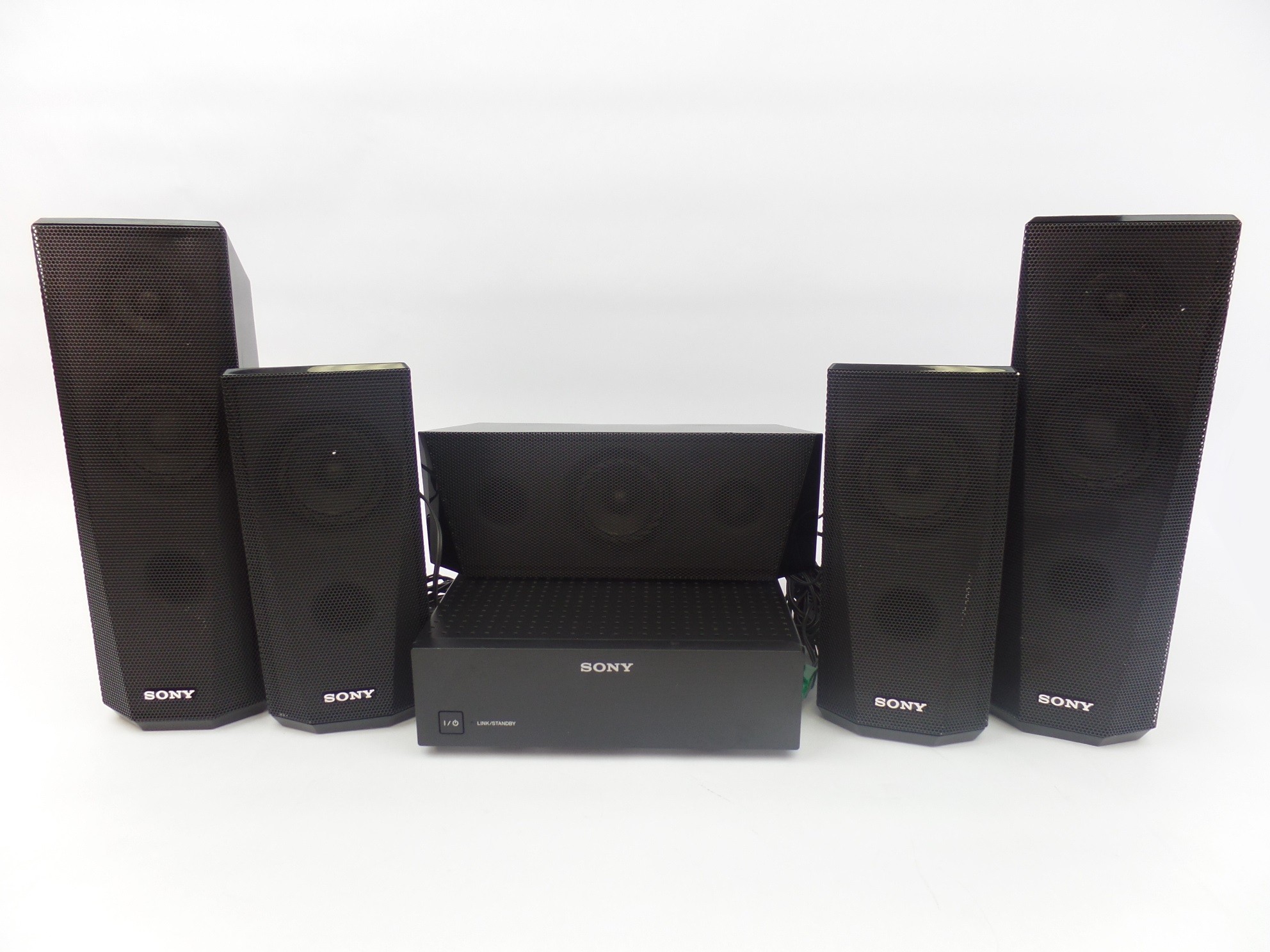 Sony 5 Speakers SS-TSB137 SS-TSB142 SS-CTB127 + Surround Amplifier TA-SA700WR