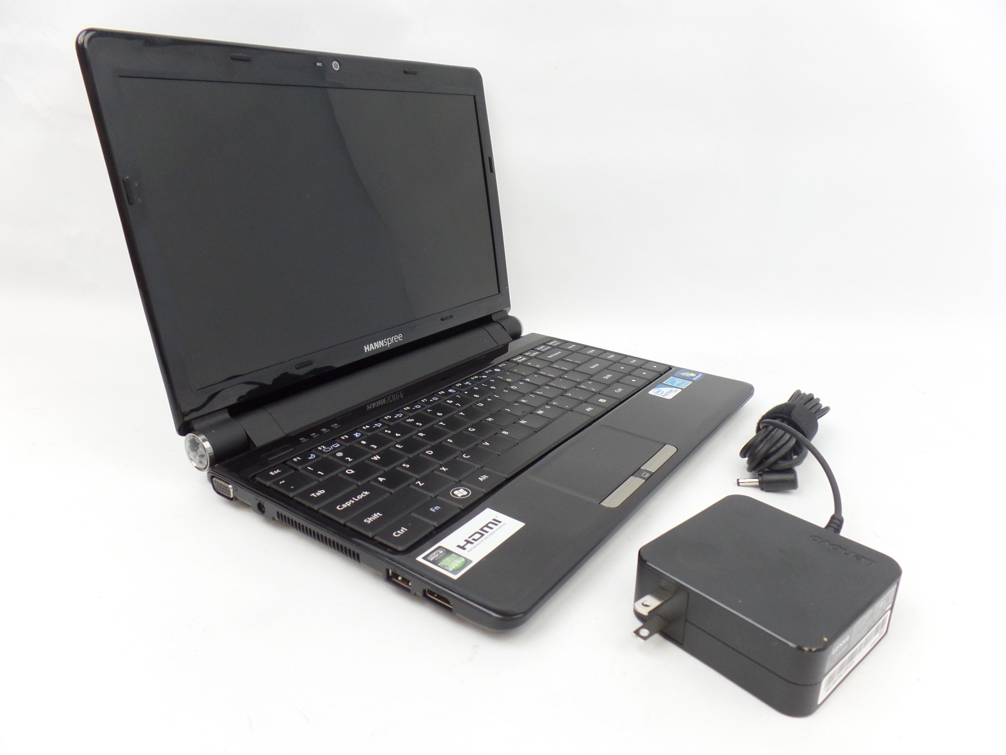 Hannspree SN12E2 11.6" HD Intel U4100 1.3GHz 4GB 320GB W7P Web Camera Laptop U