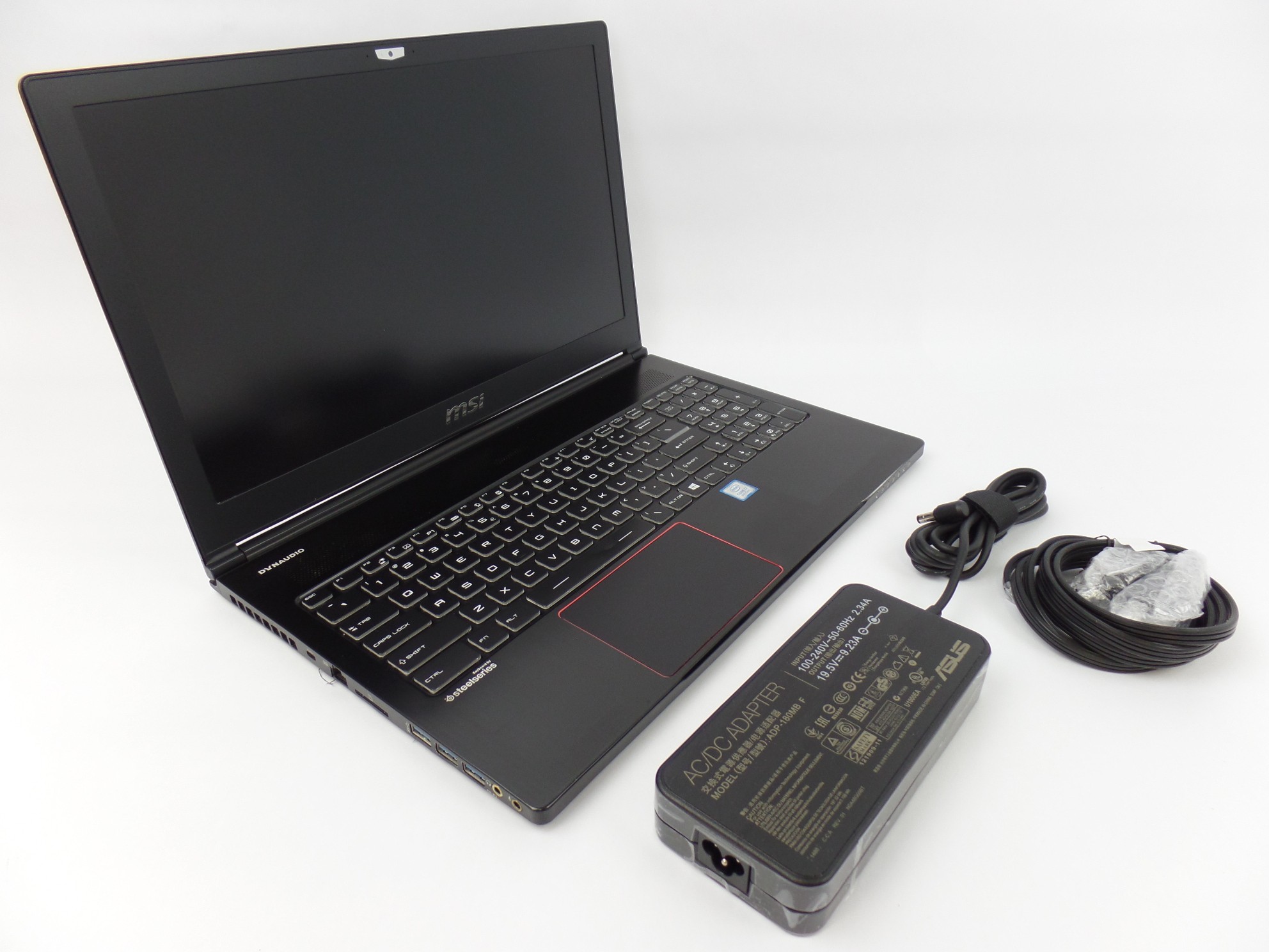 MSI Stealth GS63 8RE 15.6" FHD i7-8750H 16GB 1TB 256GB GTX1060 6GB W10H Laptop U