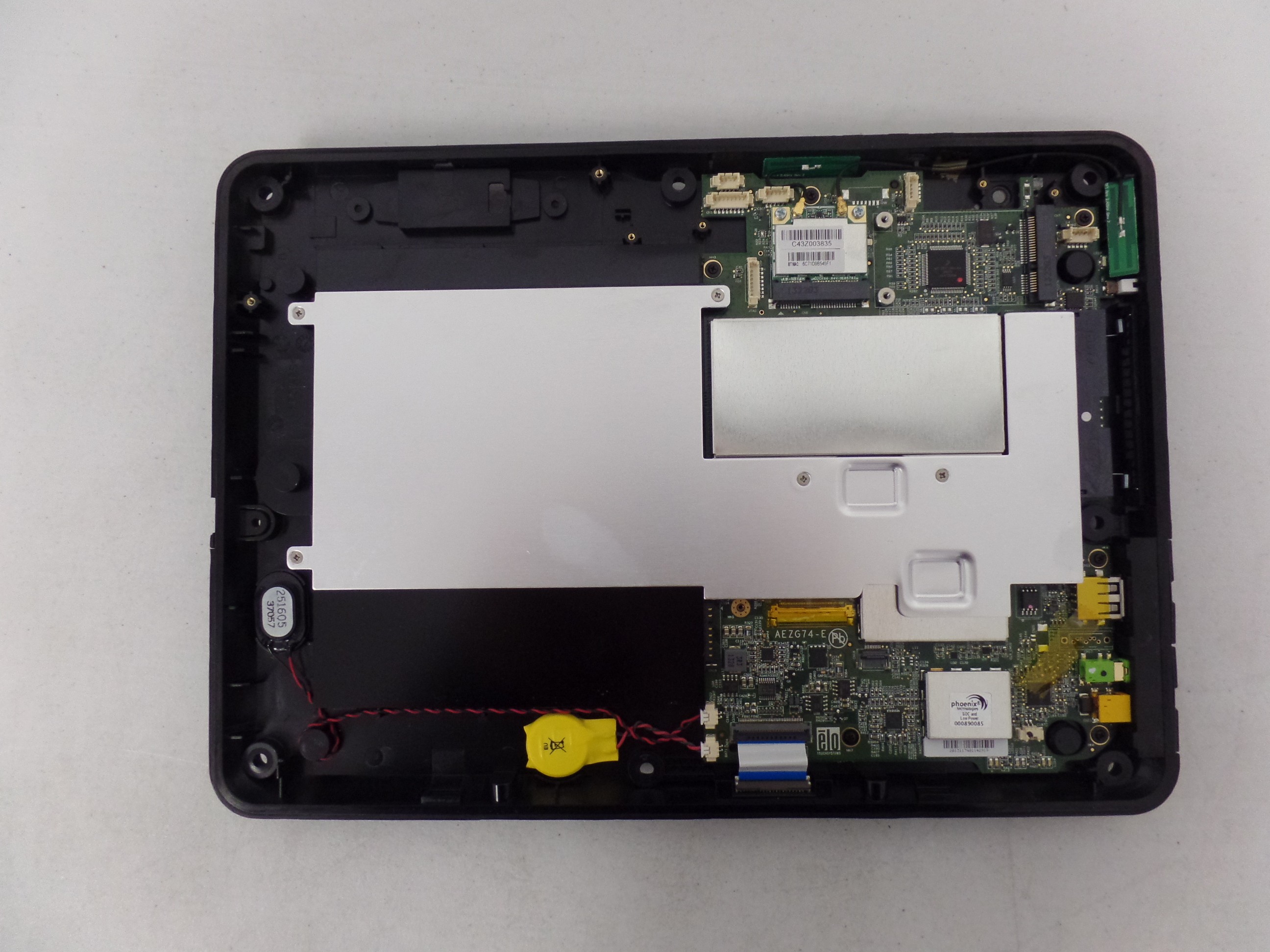 Original Motherboard and Back Panel cover for Elo Touch E806980 10.1" Tablet 