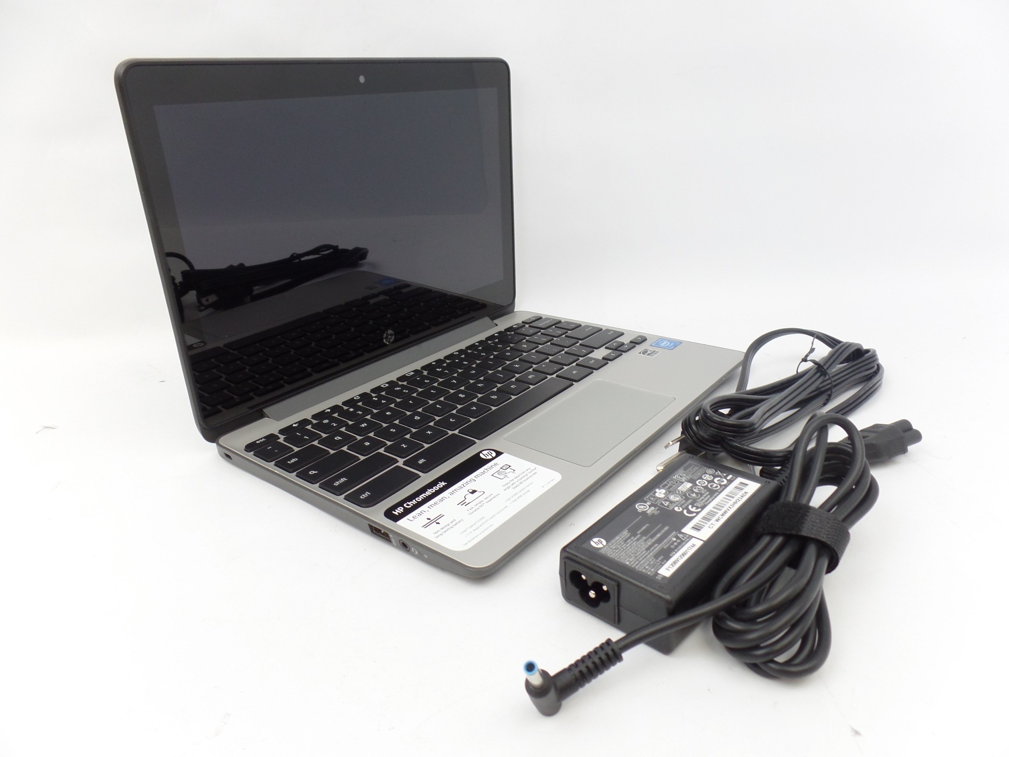 HP 11-v019wm Chromebook 11.6" HD Touch N3060 1.6GHz 4GB 16GB Chrome OS Laptop U