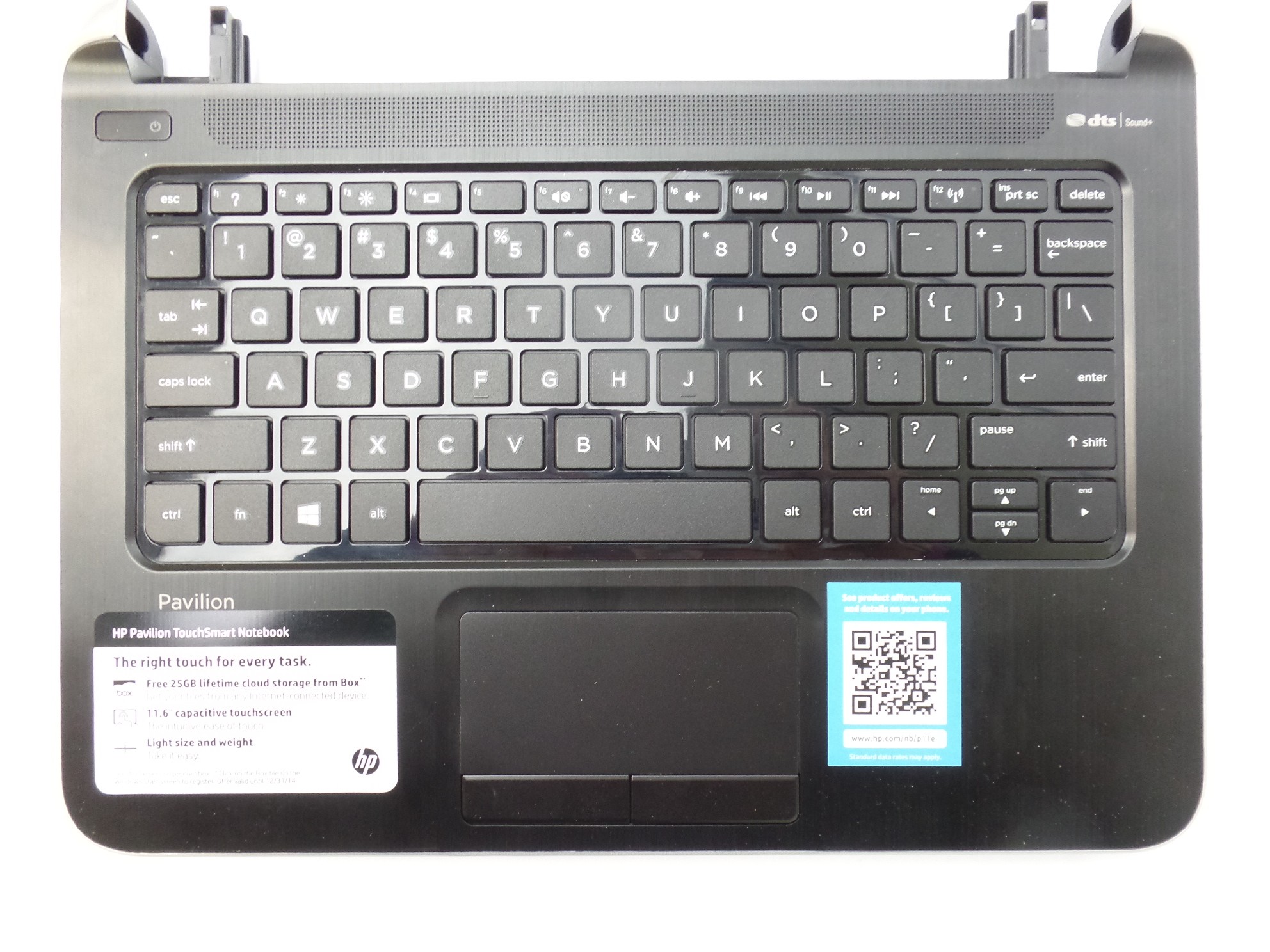 OEM Palmrest Touchpad + Keyboard + Bottom Cover for HP 11-e110NR
