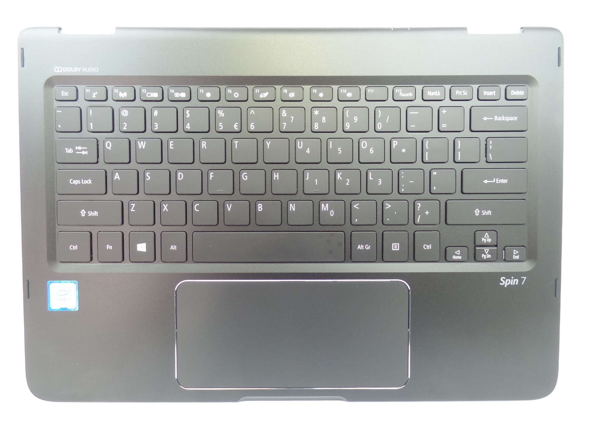 OEM Palmrest Touchpad and Keyboard for Acer Spin 7 SP714-51-M024 TFQ39ZDVTCTN