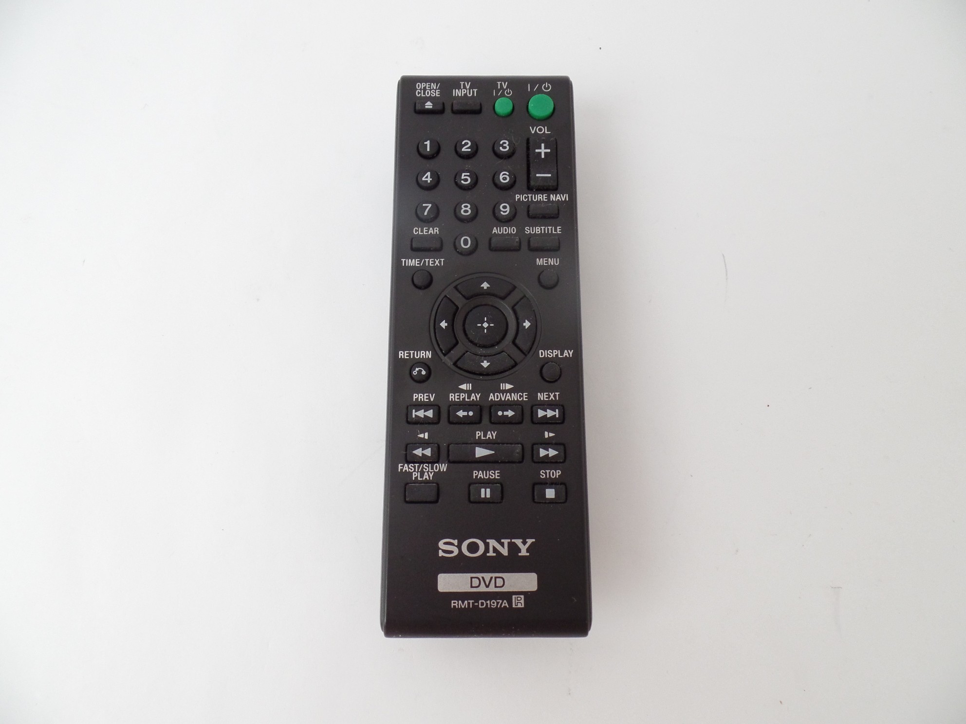 Original Genuine OEM Sony RMT-D197A Remote Control for DVD Player DVP-SR510H