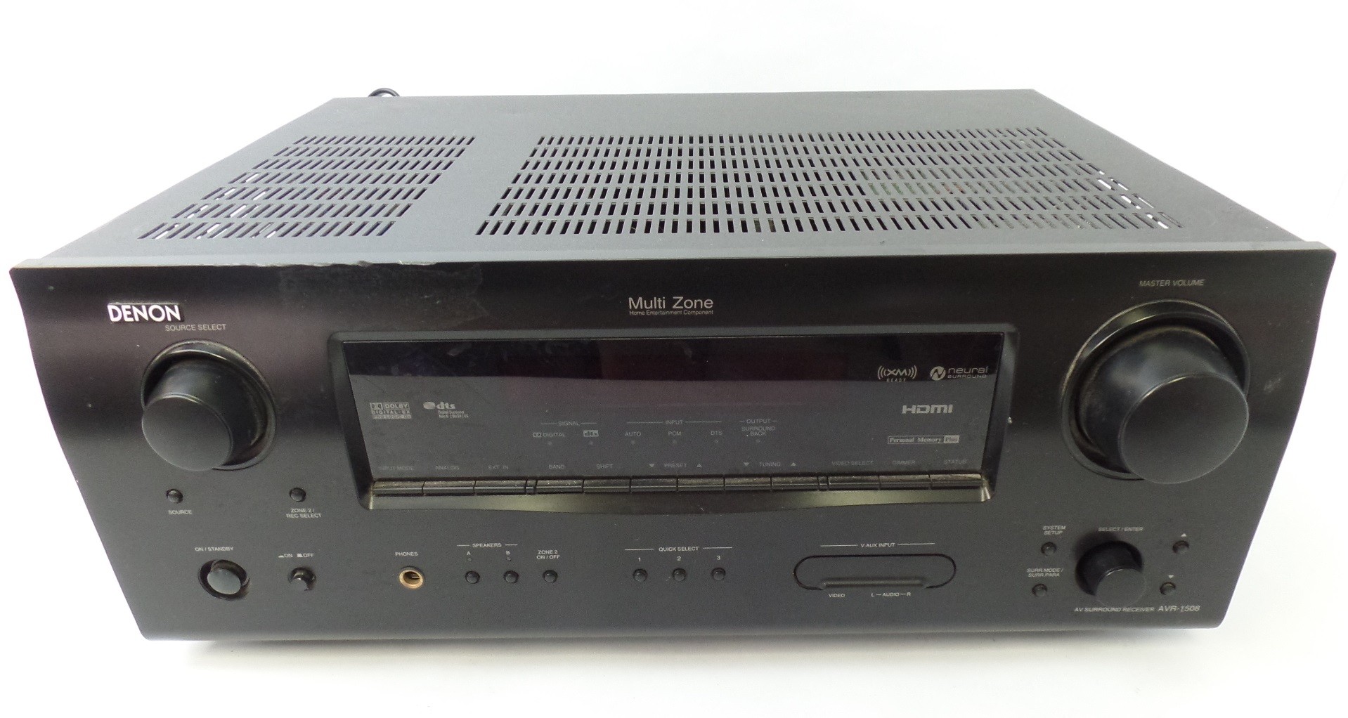 Denon AVR-1508 Home Theater 7.1 Channel AV Receiver For Parts #4