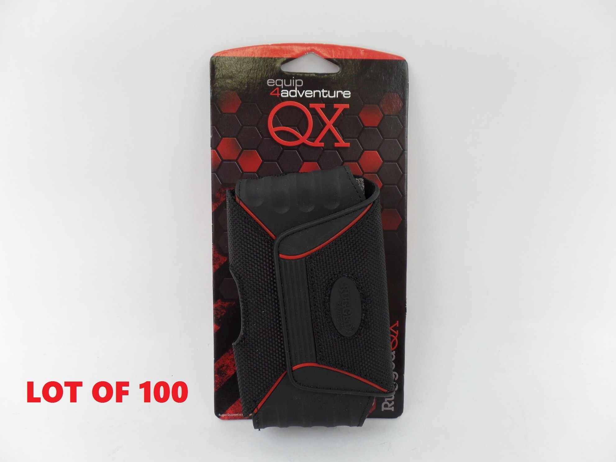 Lot of 100 Rugged QX Medium Horizontal Pouches for iPhone 4 4S 3G 3GS MP3 Player