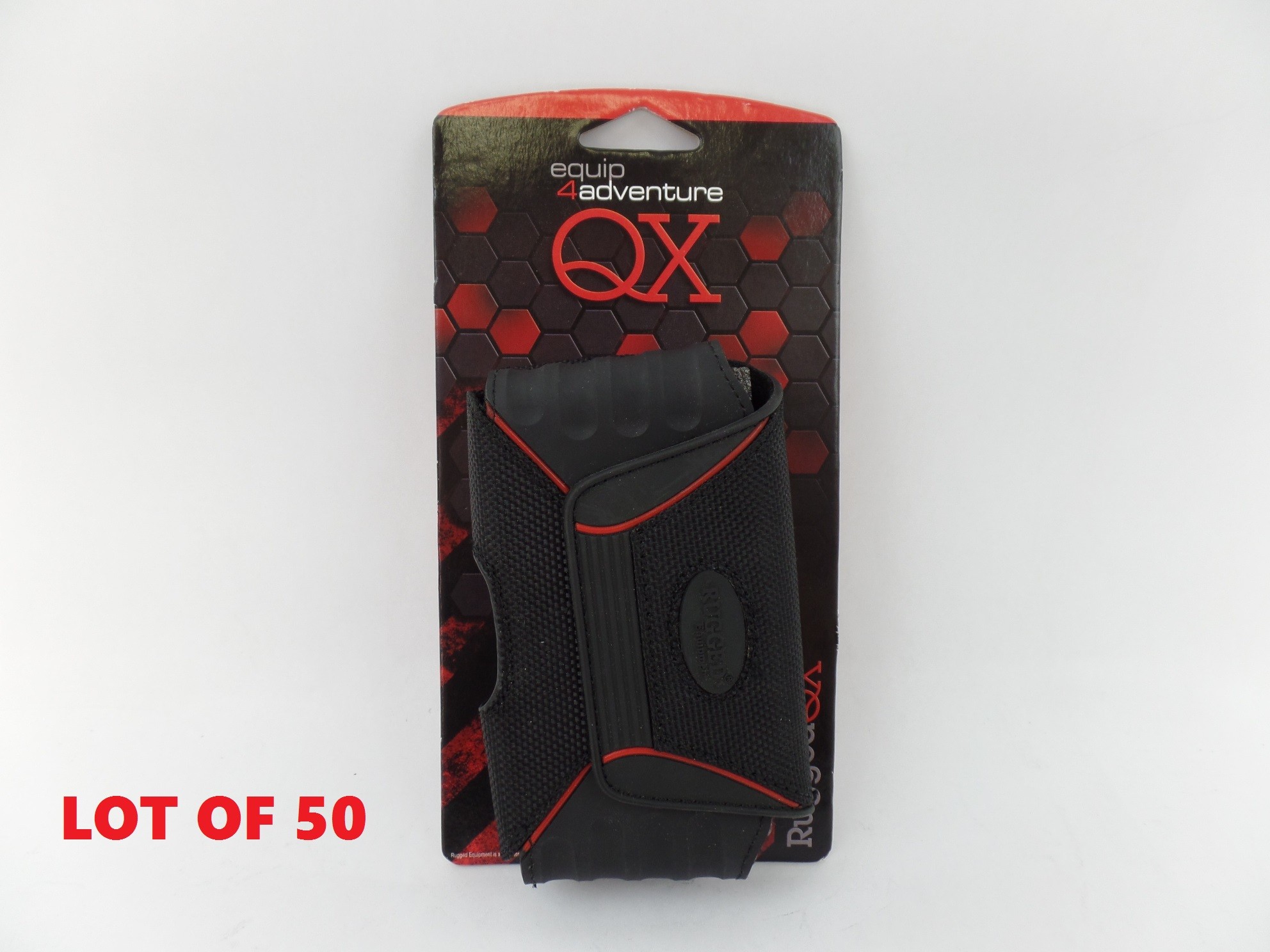 Lot of 50 Rugged QX Medium Horizontal Pouches for iPhone 4 4S 3G 3GS MP3 Player
