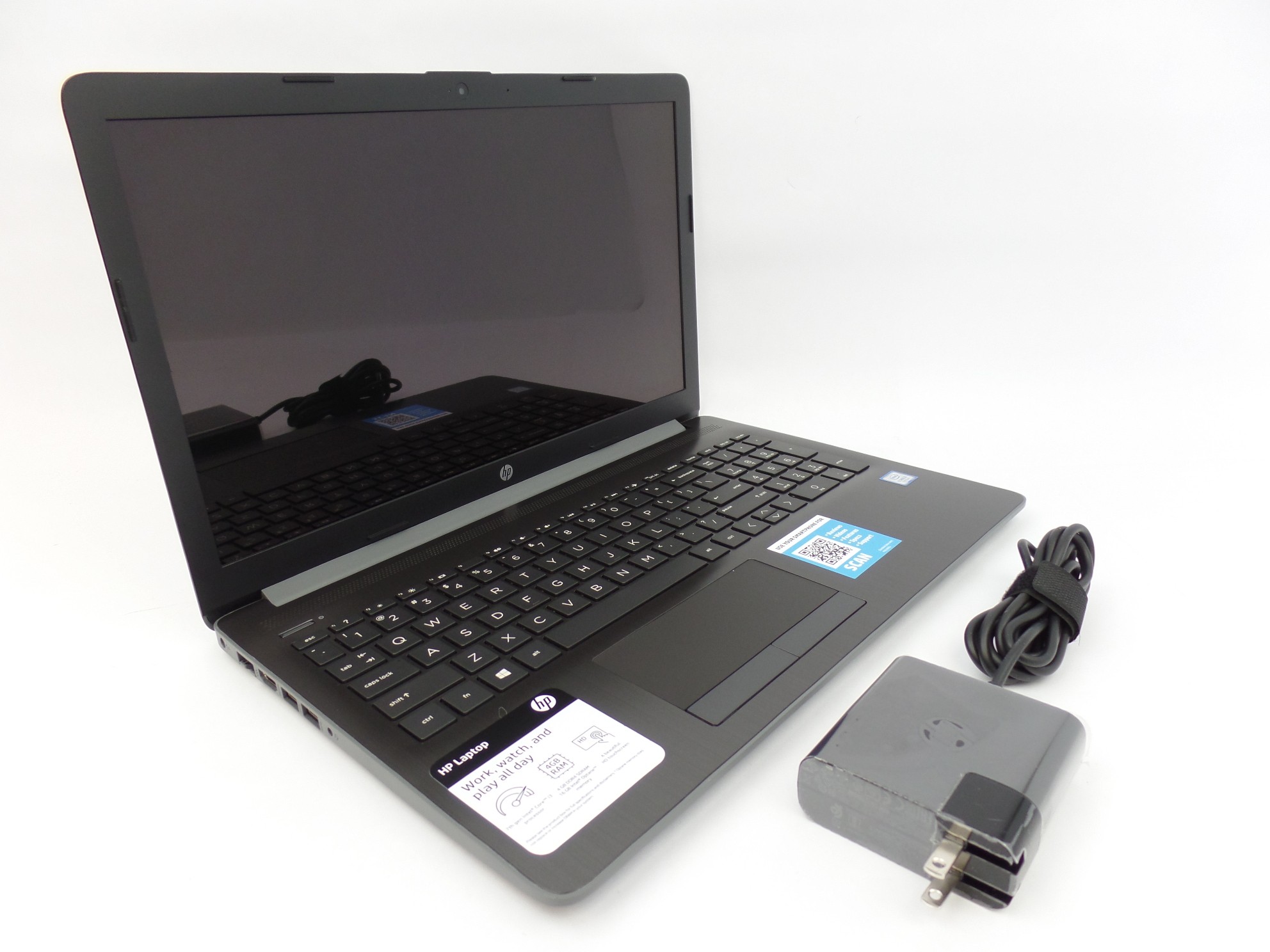 HP 15-da0086nr 15.6" HD Touch i3-7020U 2.3GHz 4GB 1TB HDD W10H Laptop 3VN59UA SD