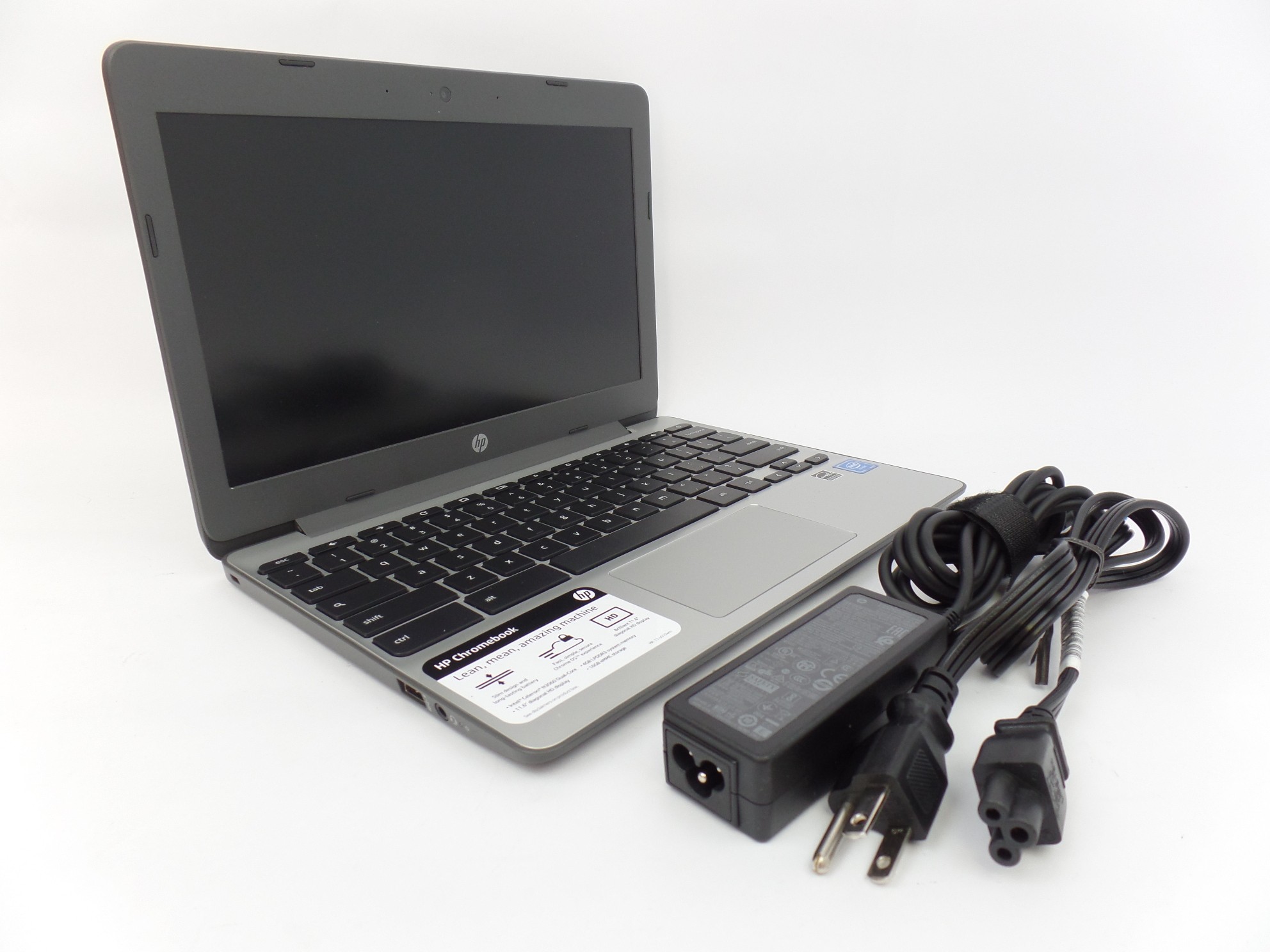 HP Chromebook 11-v010wm 11.6" HD Celeron N3060 1.6GHz 4GB 16GB Chrome Laptop U