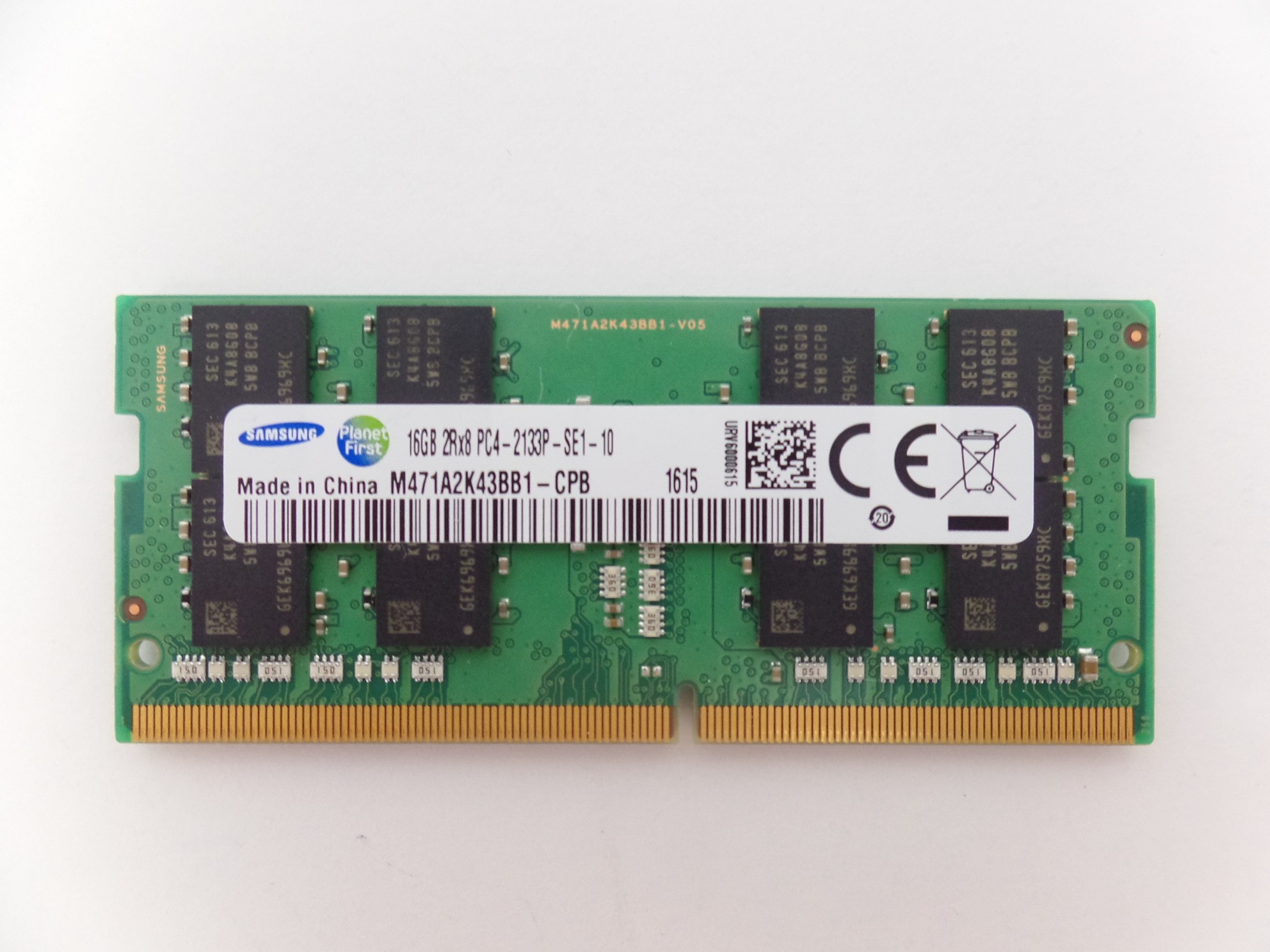 Samsung 16GB PC4-2133P 2133Mhz SODIMM RAM Laptop Memory 1.2V DDR4 Low Voltage