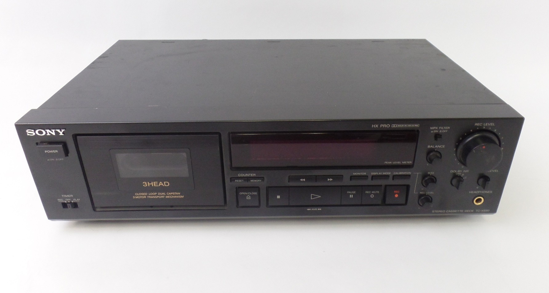 Read: defective Sony Stereo Cassette Deck TC-K690 
